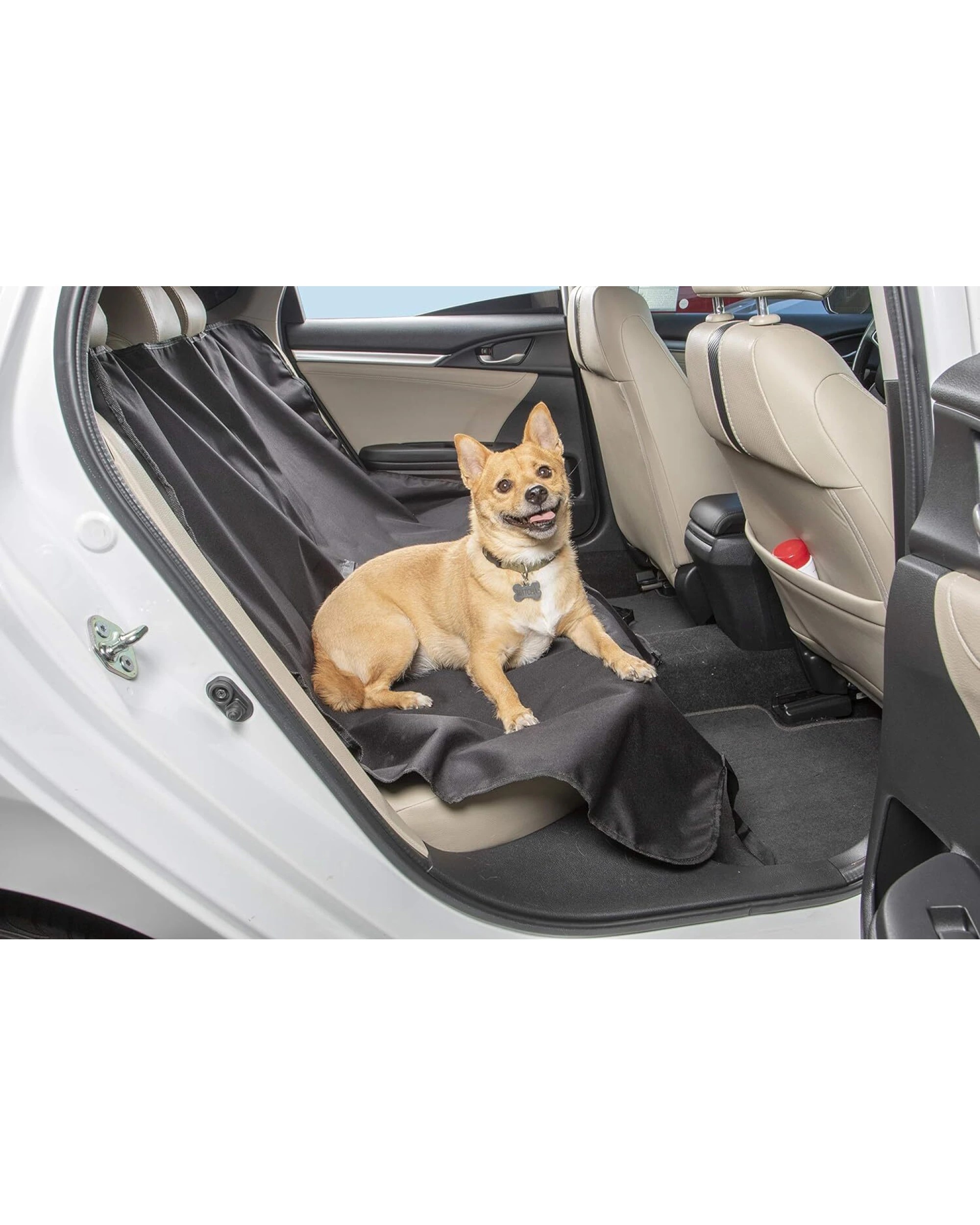 5 BR Pets Waterproof Pet Car Back Seat Cover and Hammock Protector, 5 of 7