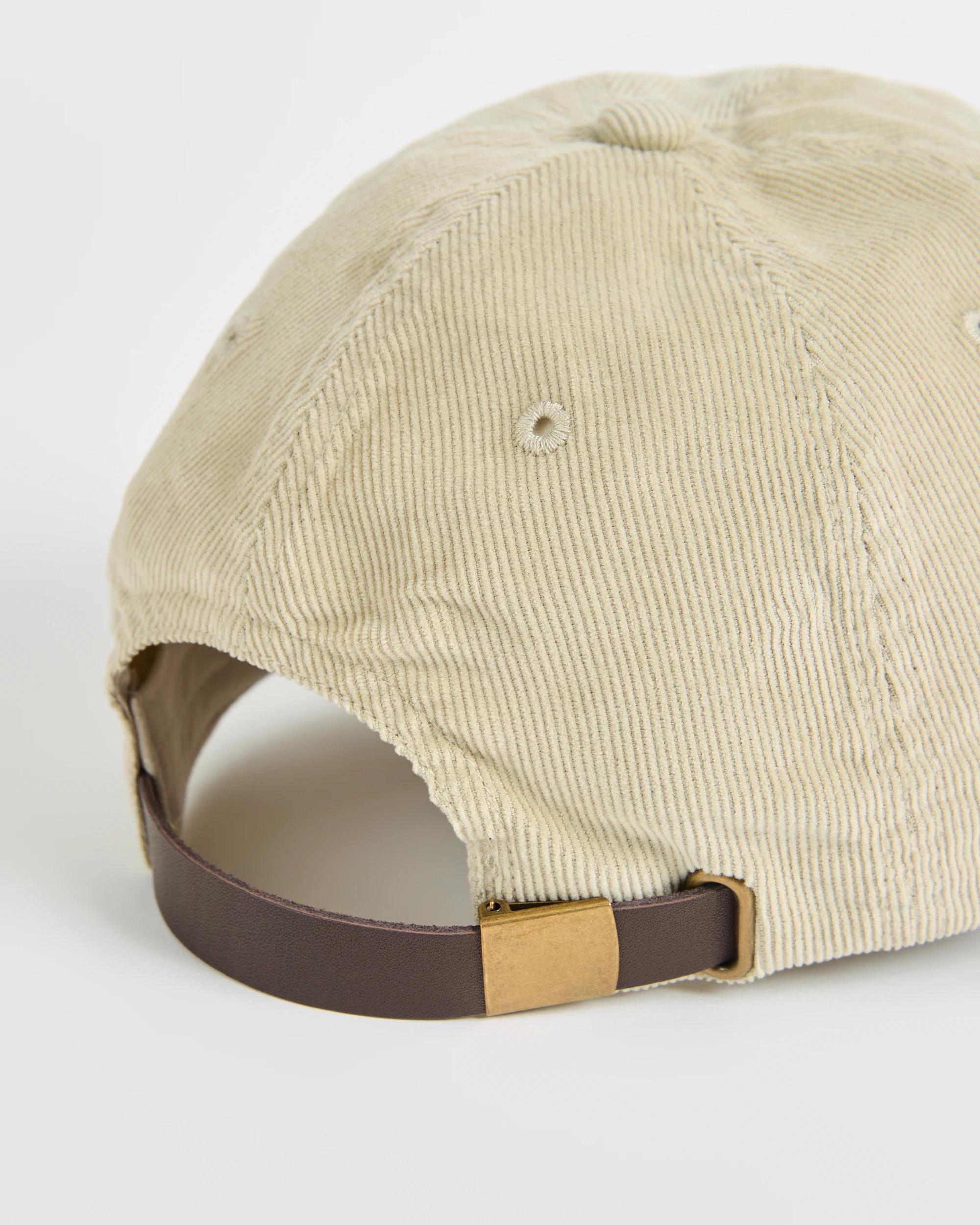 3 Target Man Fine Cord Cap STONE, 3 of 3