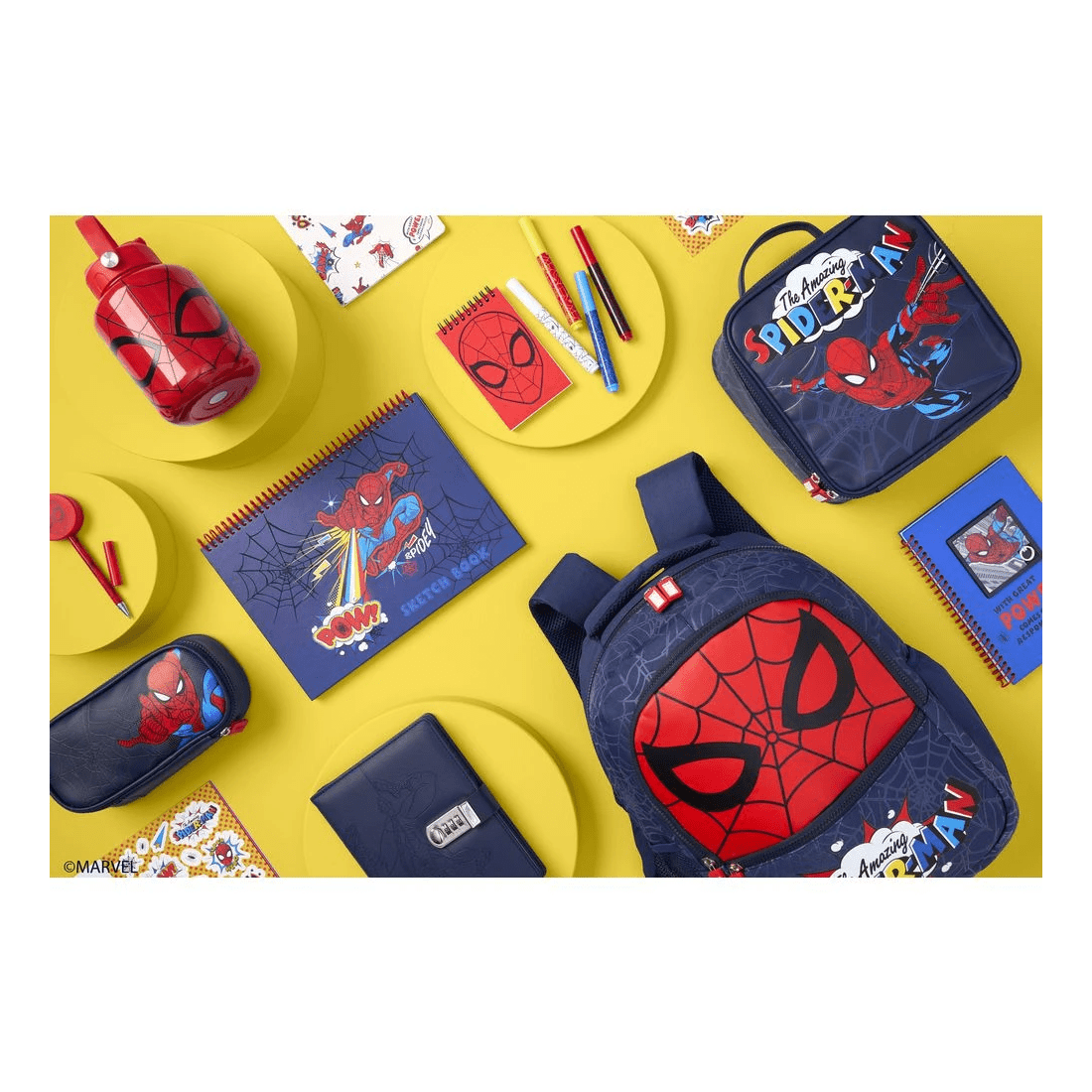 4 Marvel Spider-Man A5 Notebooks 64 Page 3 Pack, 4 of 5