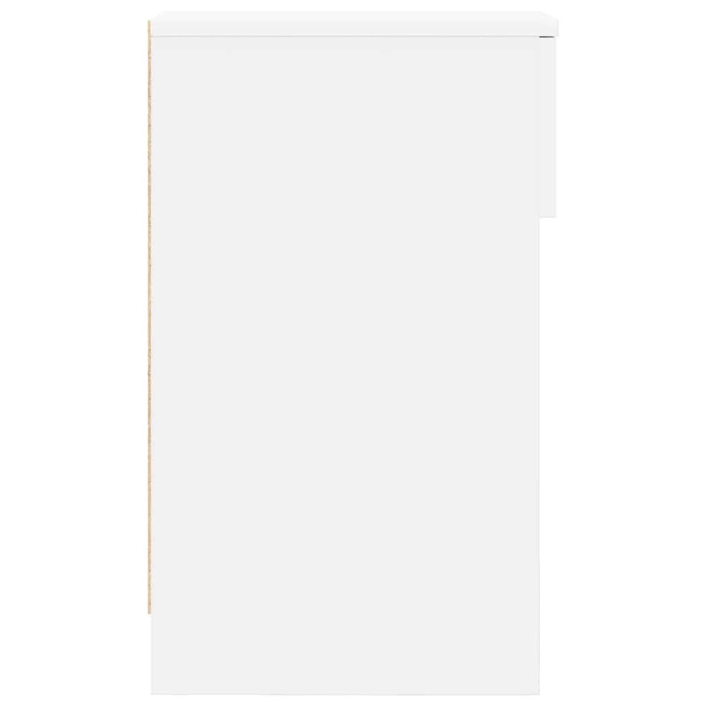6 vidaXL bedside cabinet - White, 6 of 9