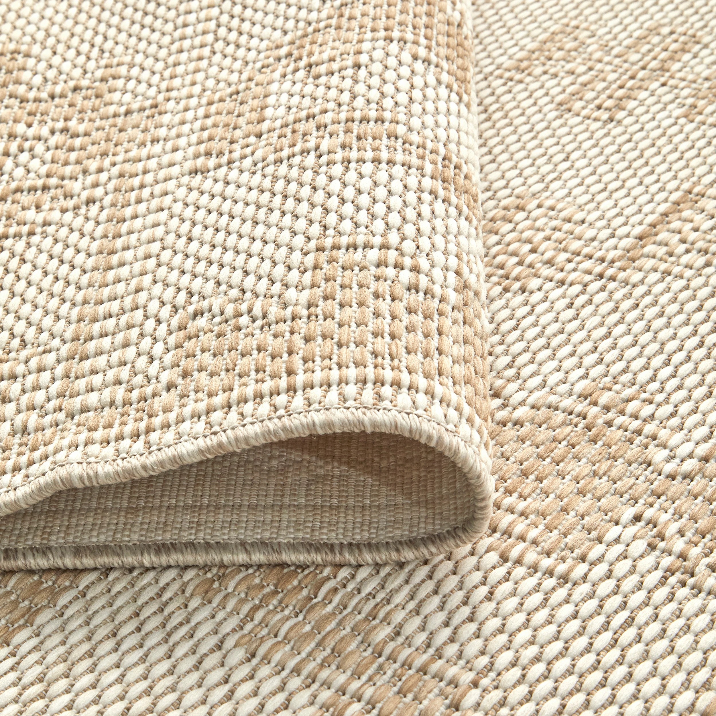 7 Common Ground Rugs Palmline Kuza 380x280cm - Extra Large Outdoor Rug - Beige, 7 of 7