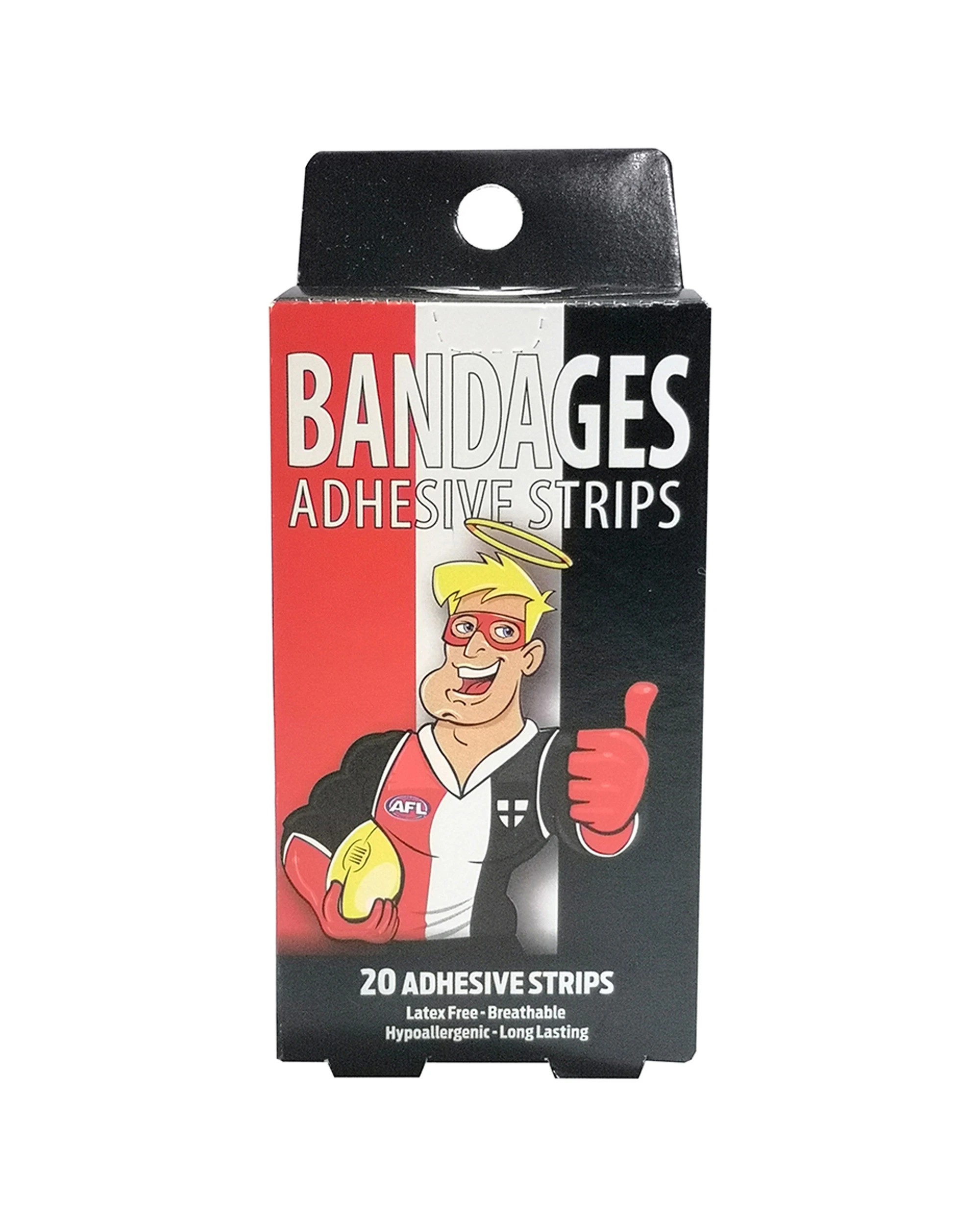 2 AFL Mascot 5x 20pc Bandages St Kilda Saints Adhesive Strips Kids - Multi, 2 of 2