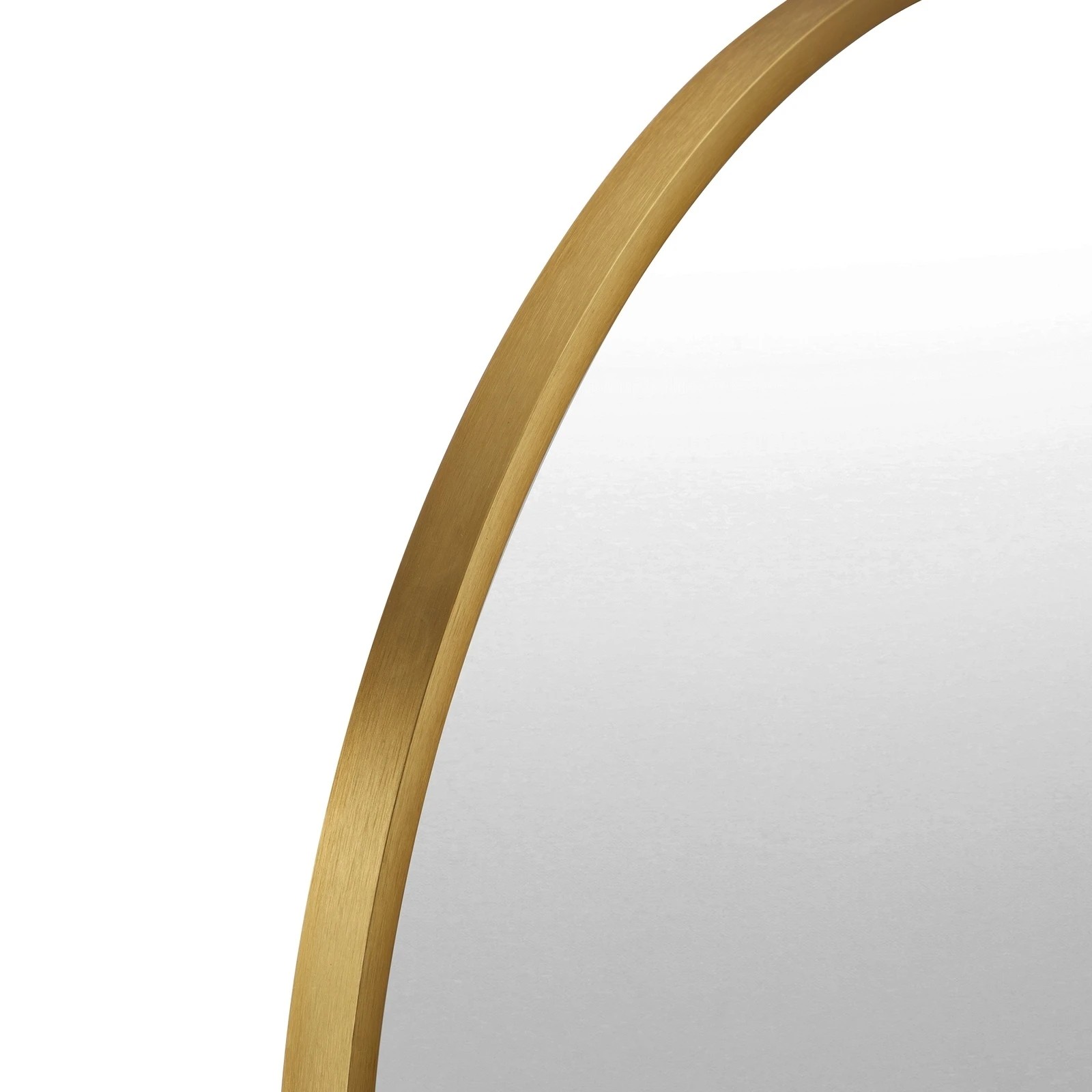 6 Oikiture Wall Mirrors Oval Makeup Mirror Bedroom Home Decor 84x50cm
 - Gold, 6 of 9