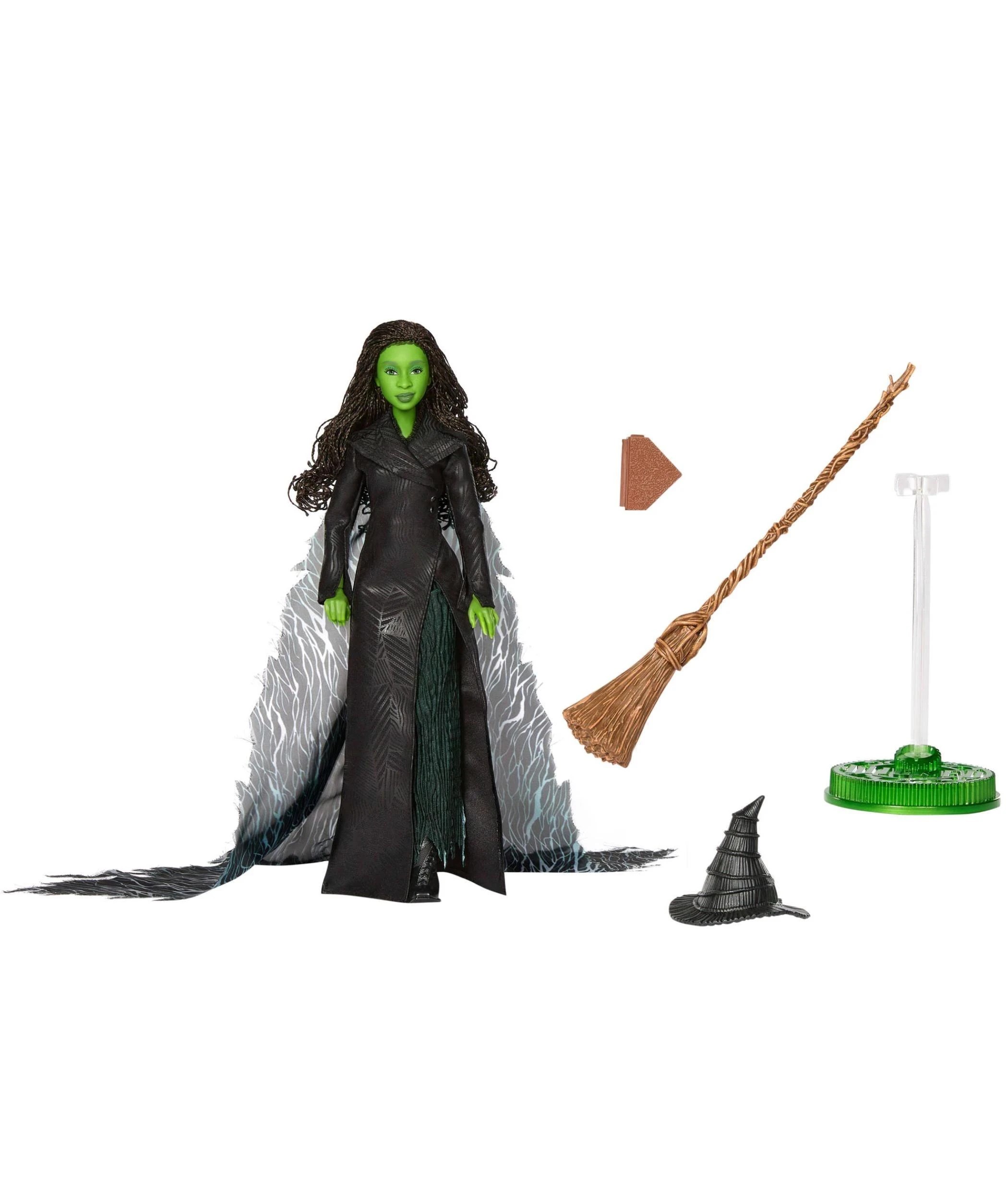 3 Universal Pictures’ Wicked: For Good Deluxe Elphaba Doll & Accessories - Green, 3 of 5