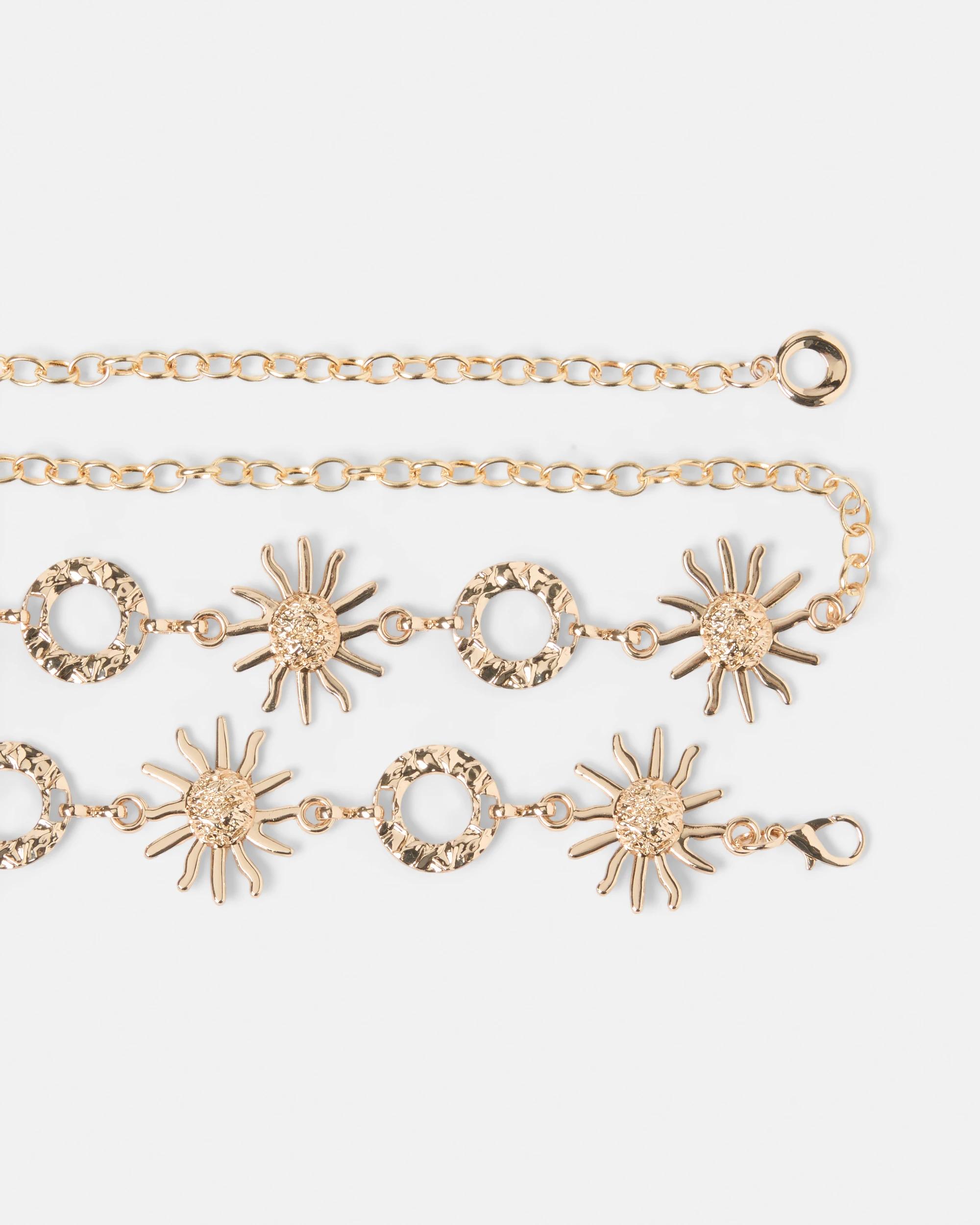 2 Sun Chain Belt Gold, 2 of 5