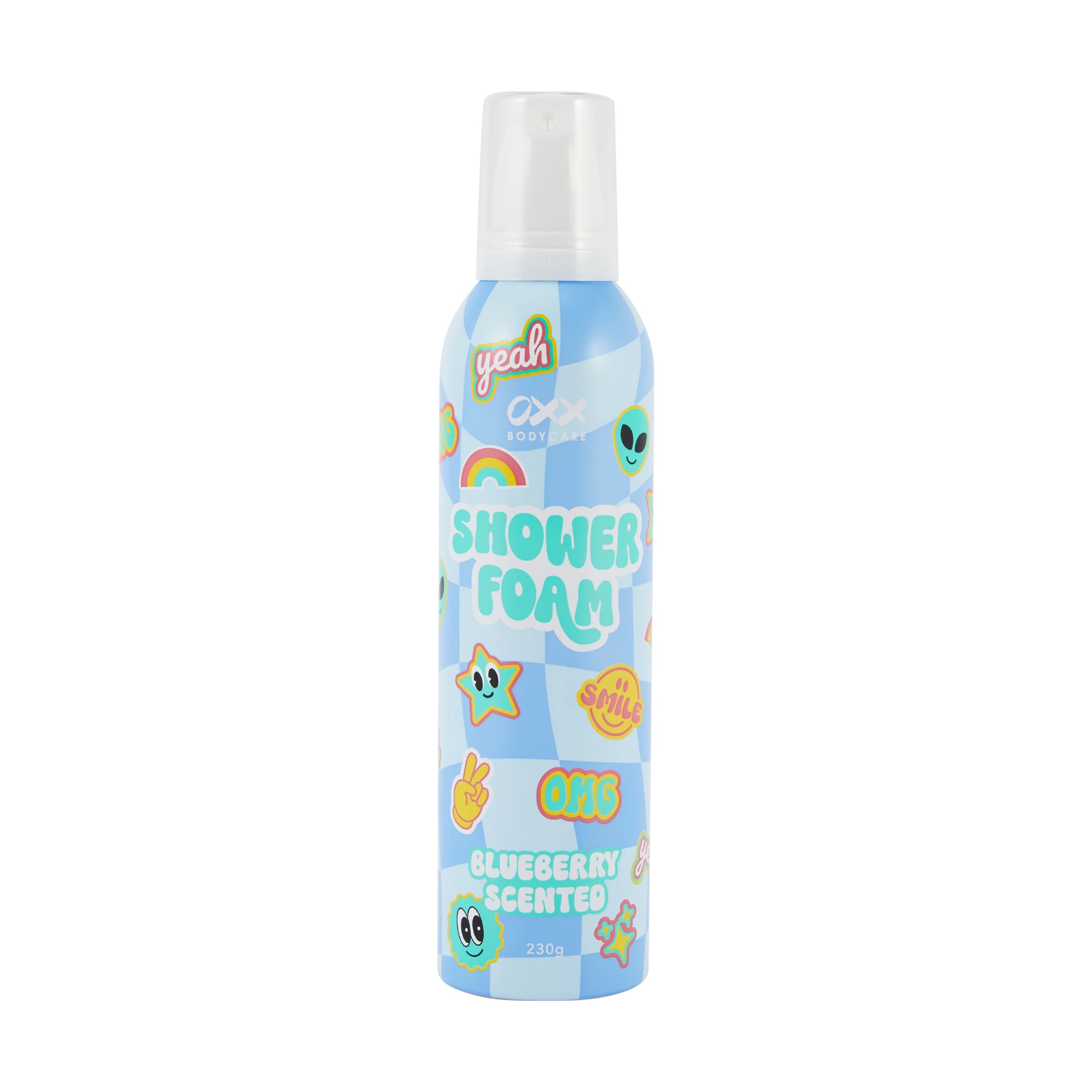 1 OXX Bodycare Shower Foam 230g - Blueberry Scented, 1 of 4