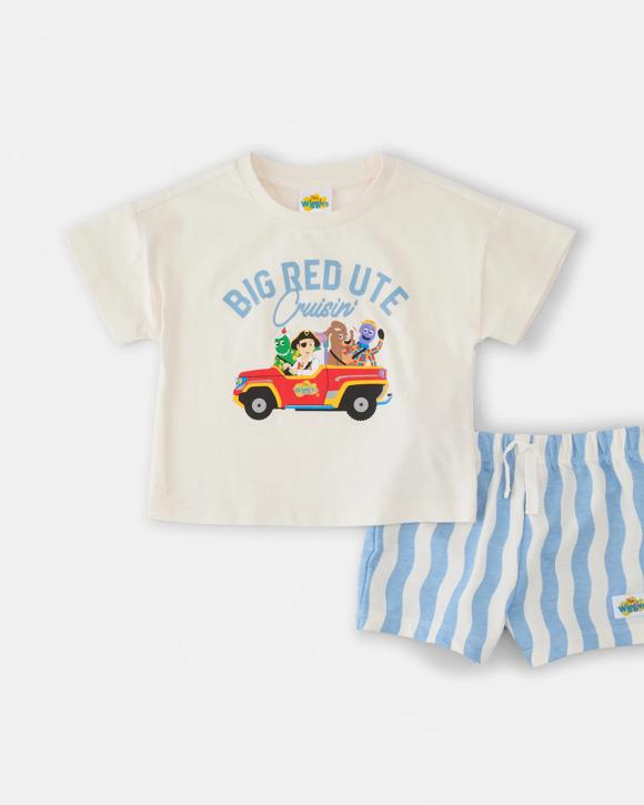Wiggles License Short Sleeve T-shirt and Shorts Set