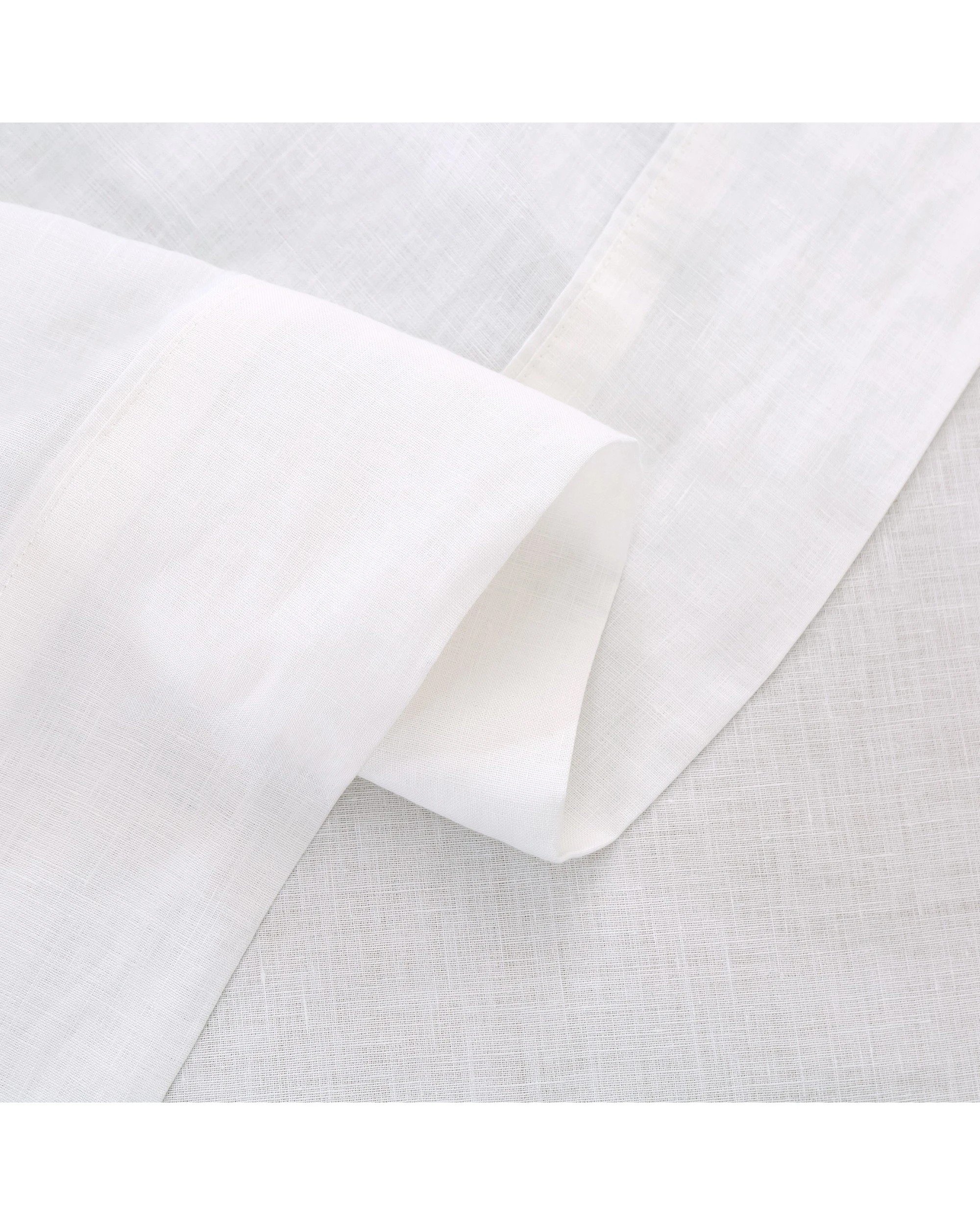 5 Natural Home Vintage Washed 100% Hemp Sheet Set - Super King Bed - White, 5 of 8