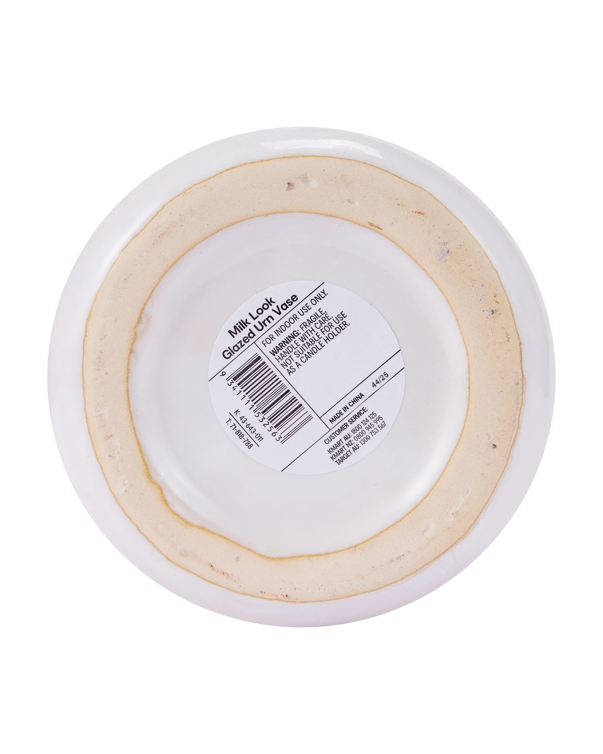 5 Milk Look Glazed Urn Vase, 5 of 5