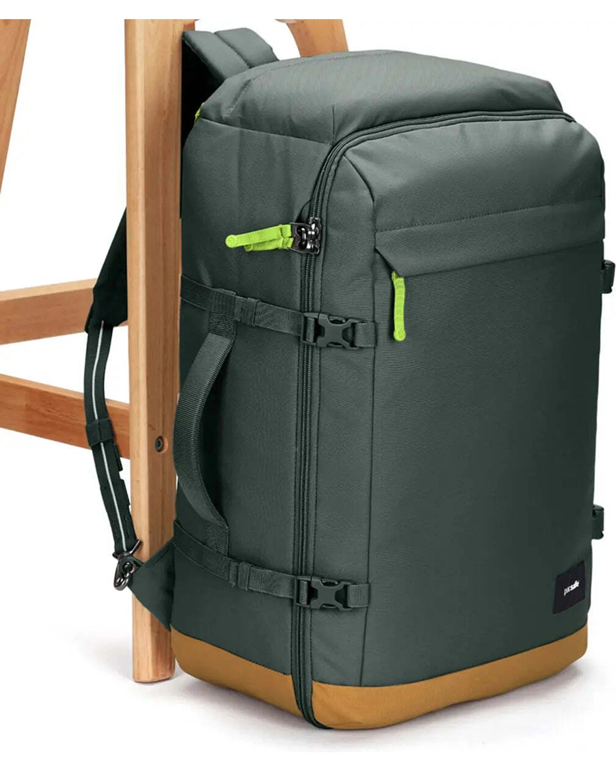 7 Pacsafe GO 44L Anti-Theft Carry-On Backpack Lockable Compartments Spruce - Green, 7 of 9