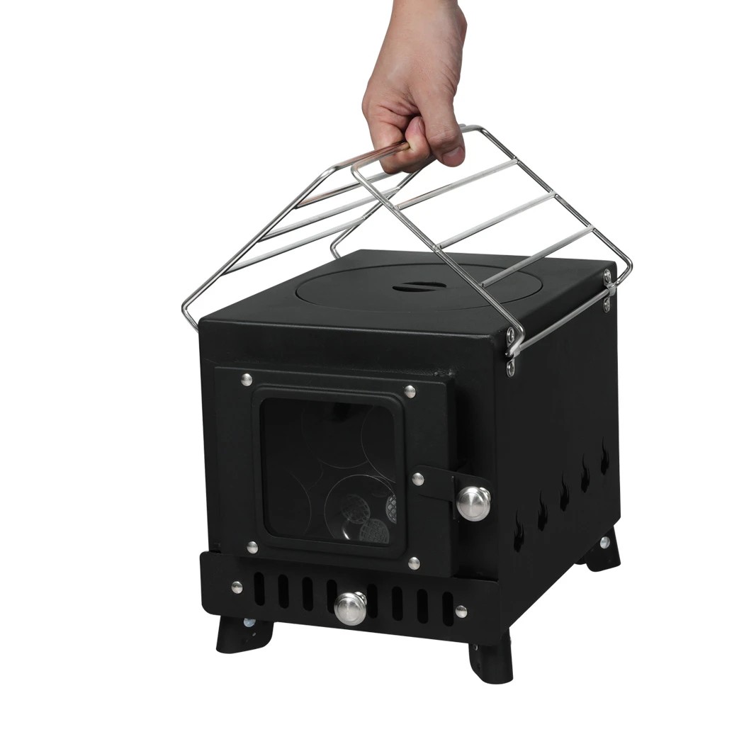 6 Moyasu Camp Oven Stove Long Chimney Portable Camping Outdoor Cooking Picnic, 6 of 7