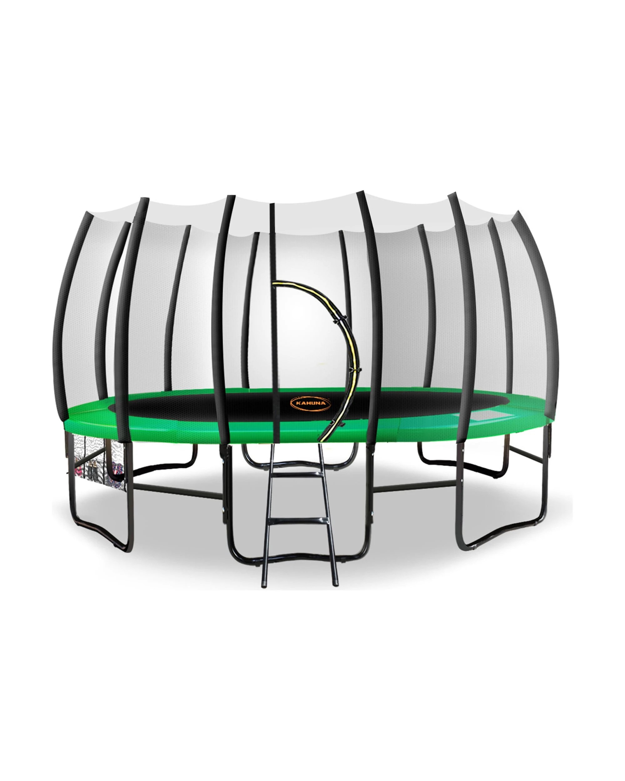 1 Kahuna Twister 12ft Springless Trampoline - Green, 1 of 10
