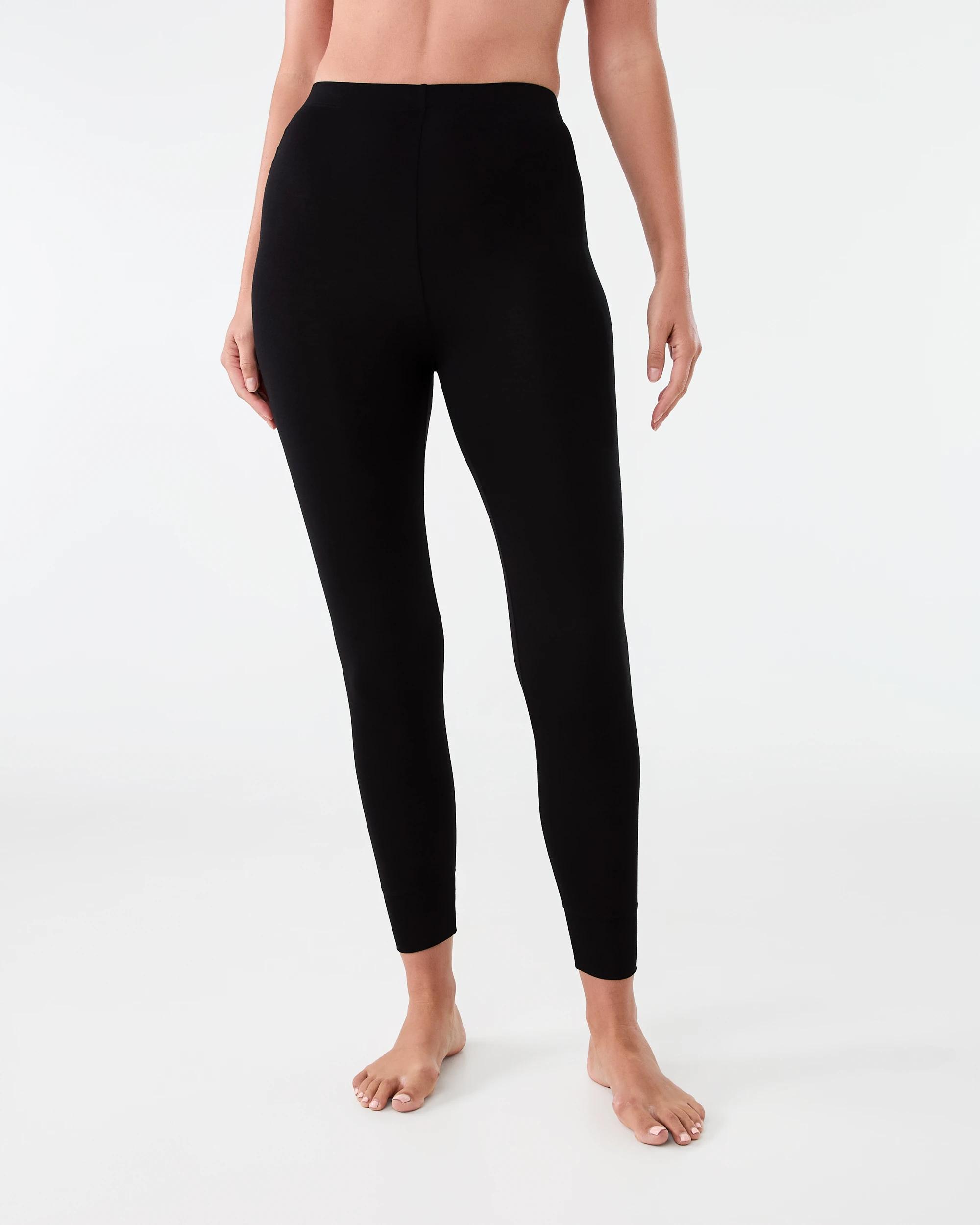 1 Bamboo Viscose Leggings Black, 1 of 4
