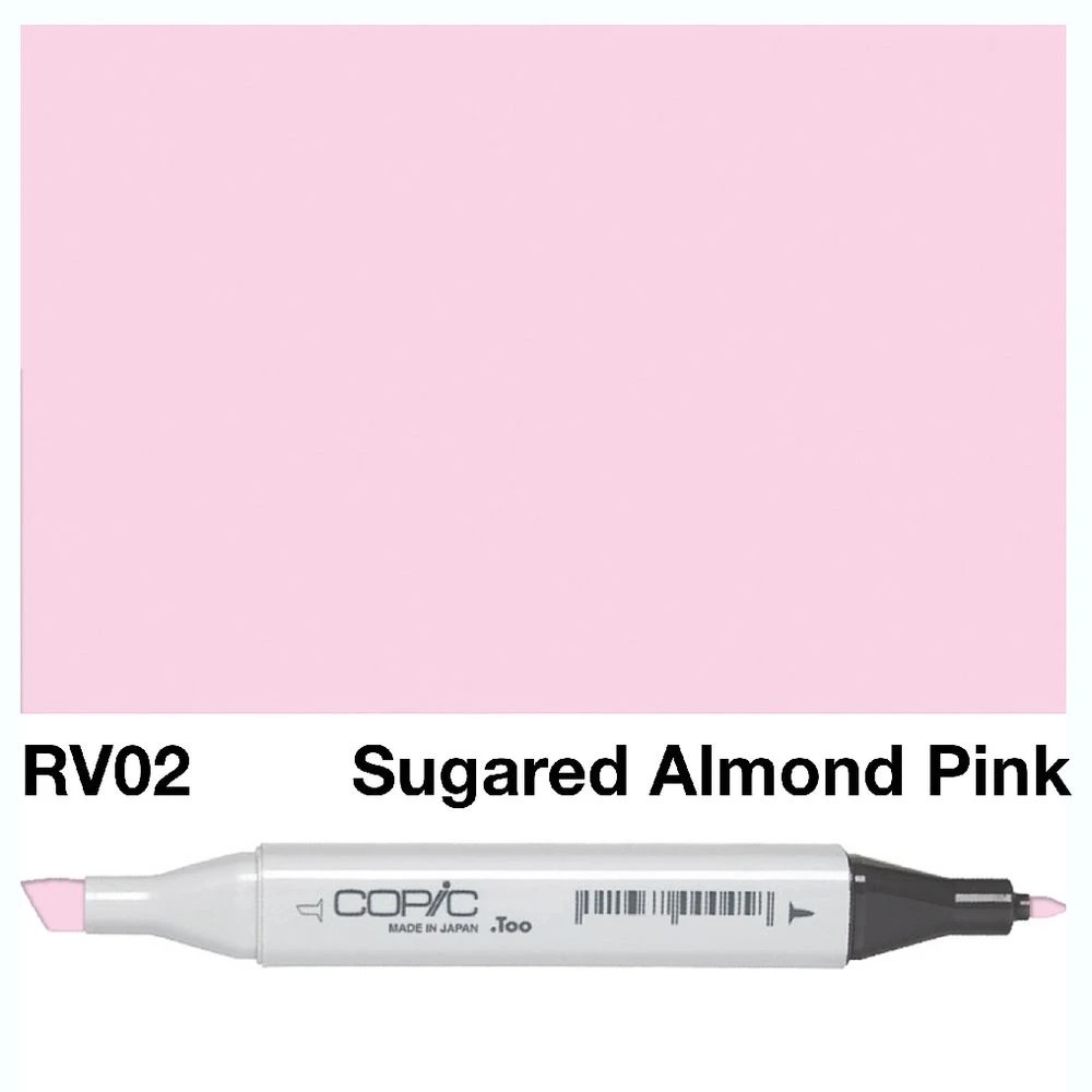3 Copic Classic Original Dual Nib Marker RV02 Sugar Almond Pink, 3 of 3