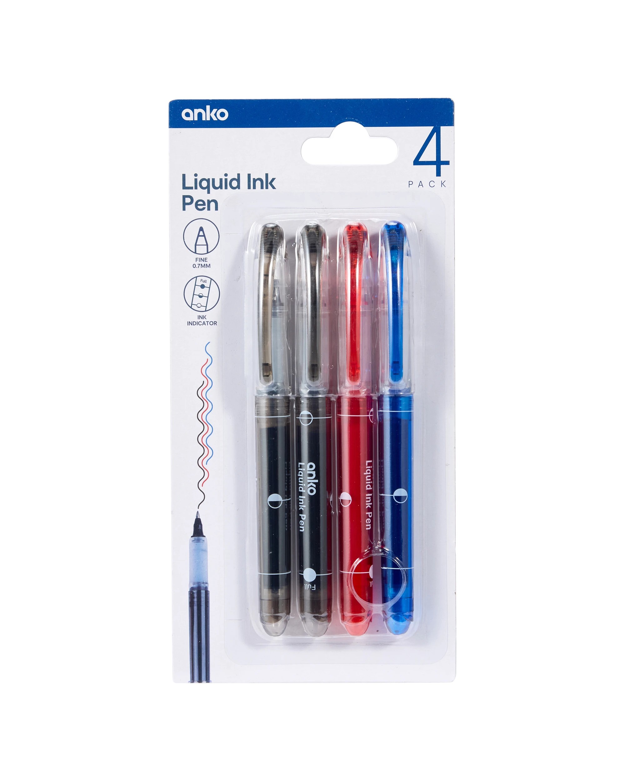 1 4 Pack Liquid Ink Pens, 1 of 5