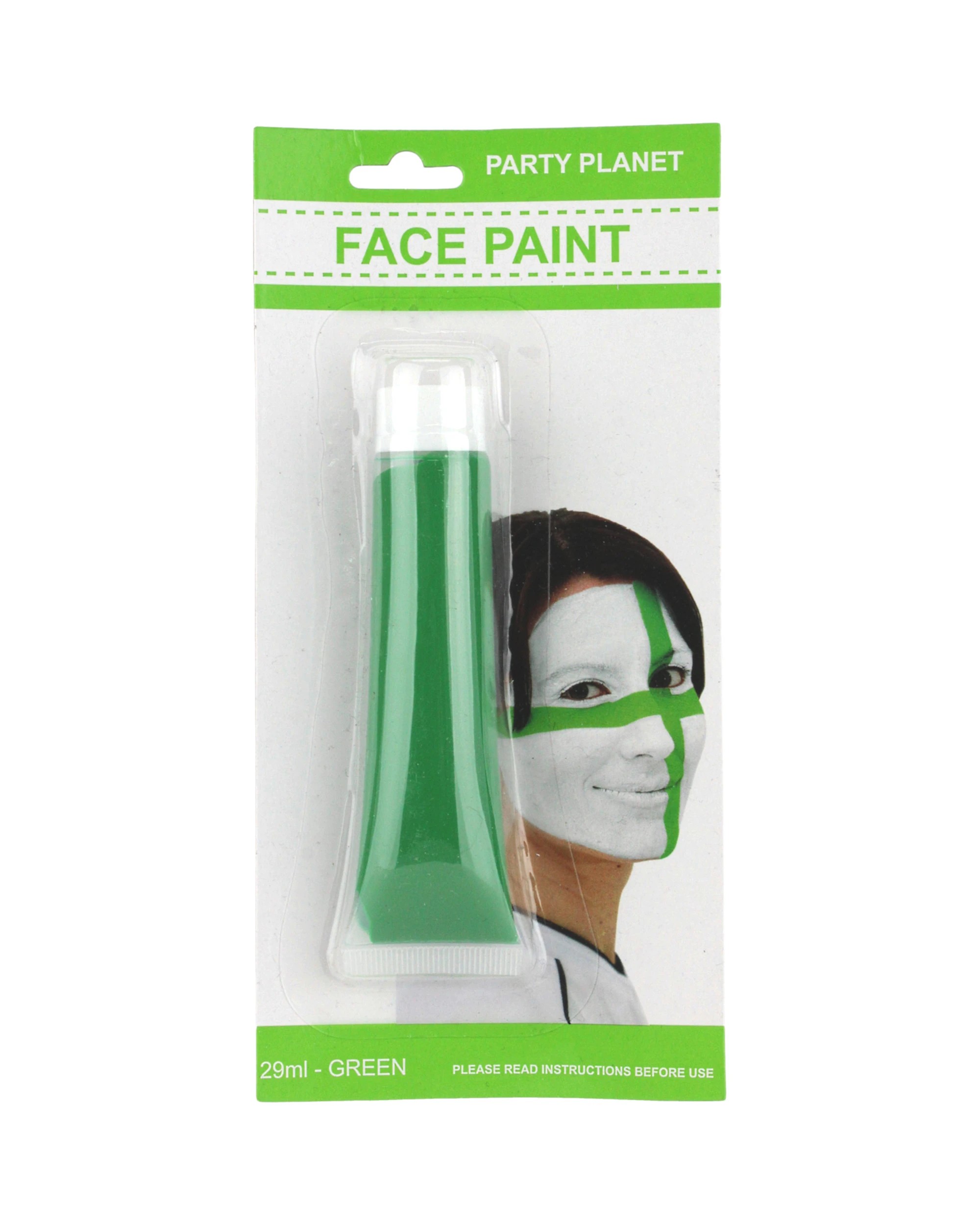 2 Party Planet Face Paint - Green, 2 of 3