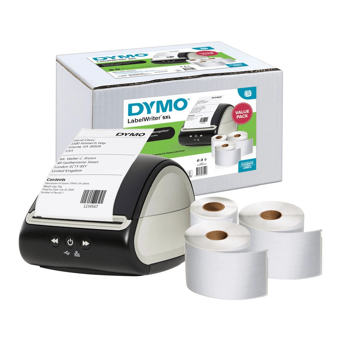 1 Dymo LabelWriter 5XL Label Printer Value Pack, 1 of 9