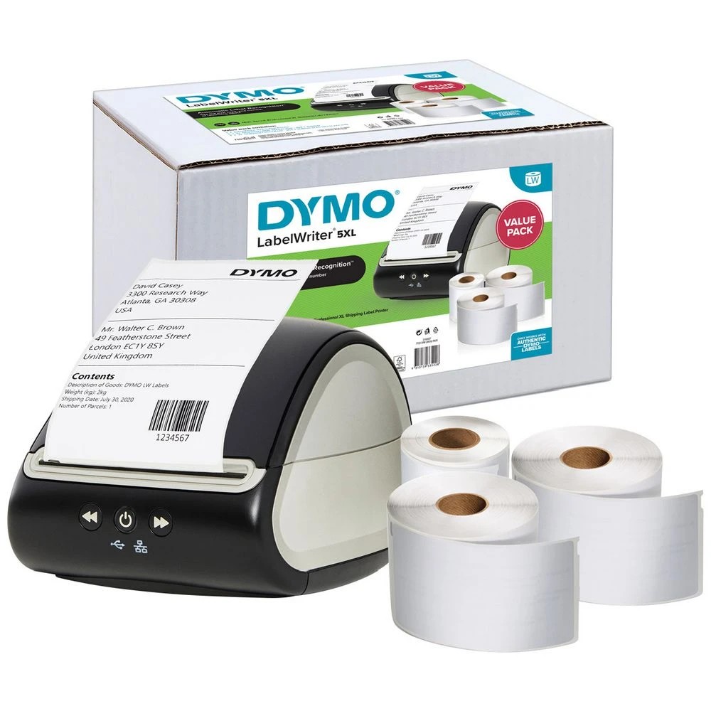 1 Dymo LabelWriter 5XL Label Printer Value Pack, 1 of 9