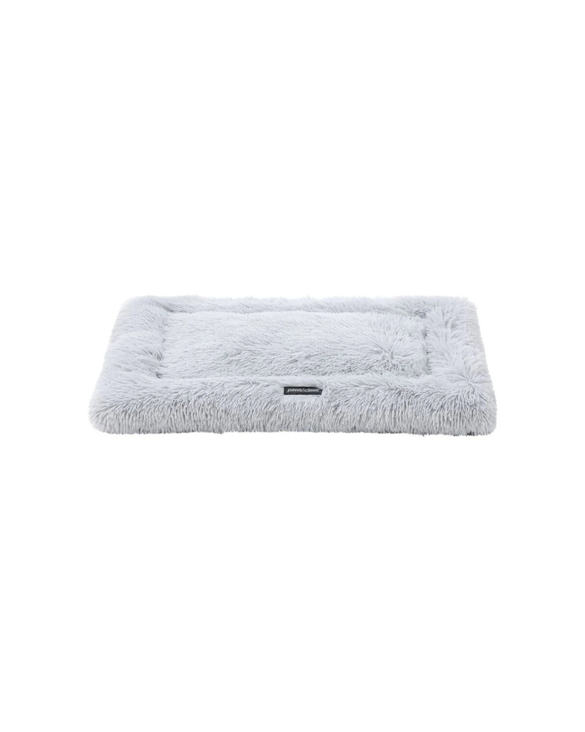 4 Paws And Claws Pet Mat Super Plush Washable Non Slip Large 90x60x4cm - Grey, 4 of 7