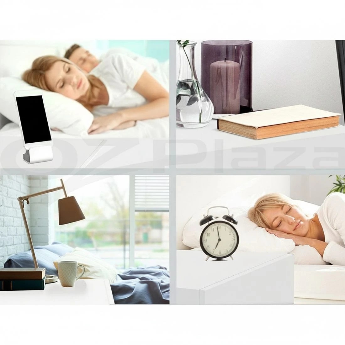 7 Artiss 2X Bedside Table 2 Drawers Lift-up Storage - White, 7 of 8