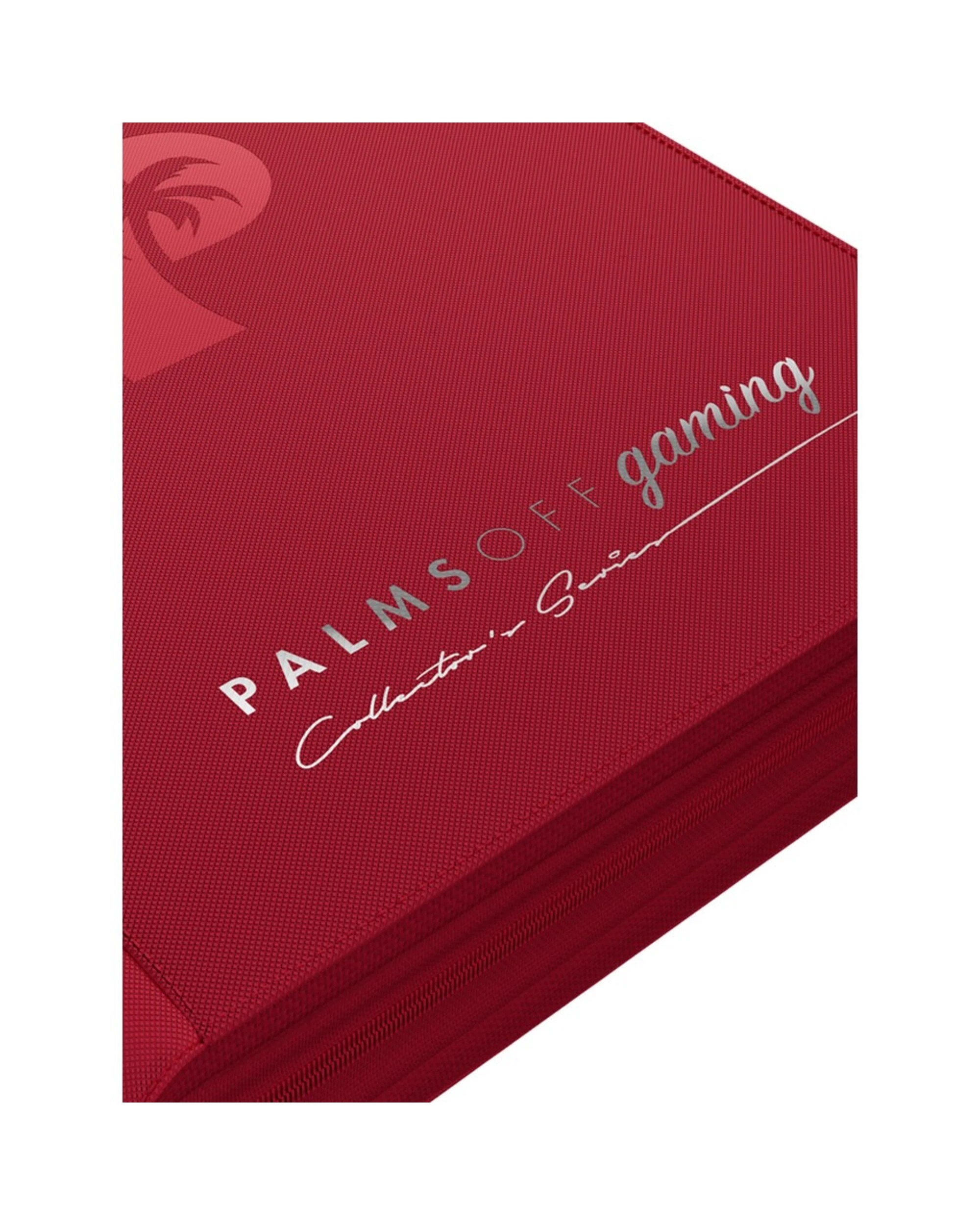 4 Palms Off Gaming - Collector's Series 4 Pocket Zip Trading Card Binder - Red, 4 of 5