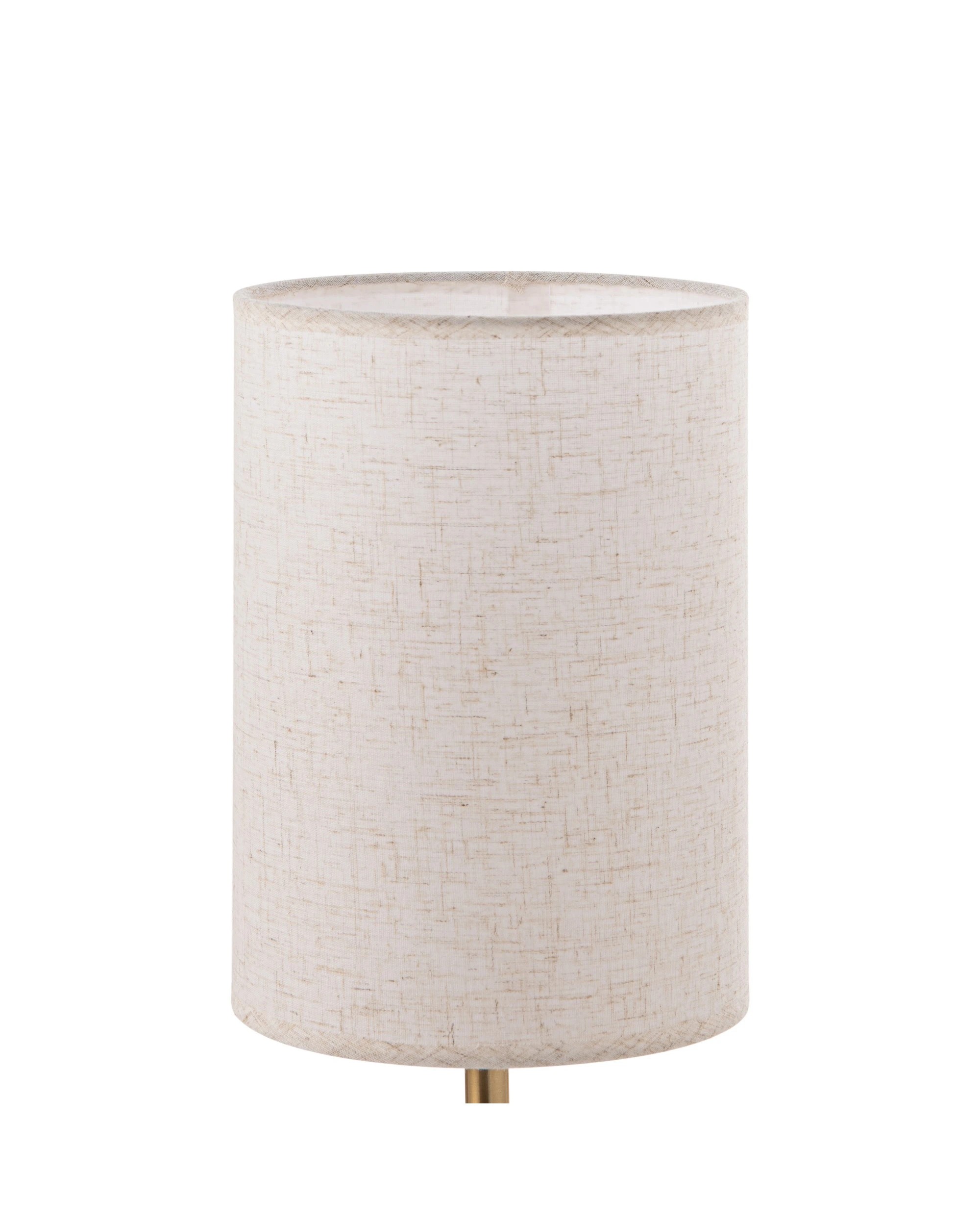 7 Sherwood Set of 2 Billie Table Lamp - Oatmeal, 7 of 10