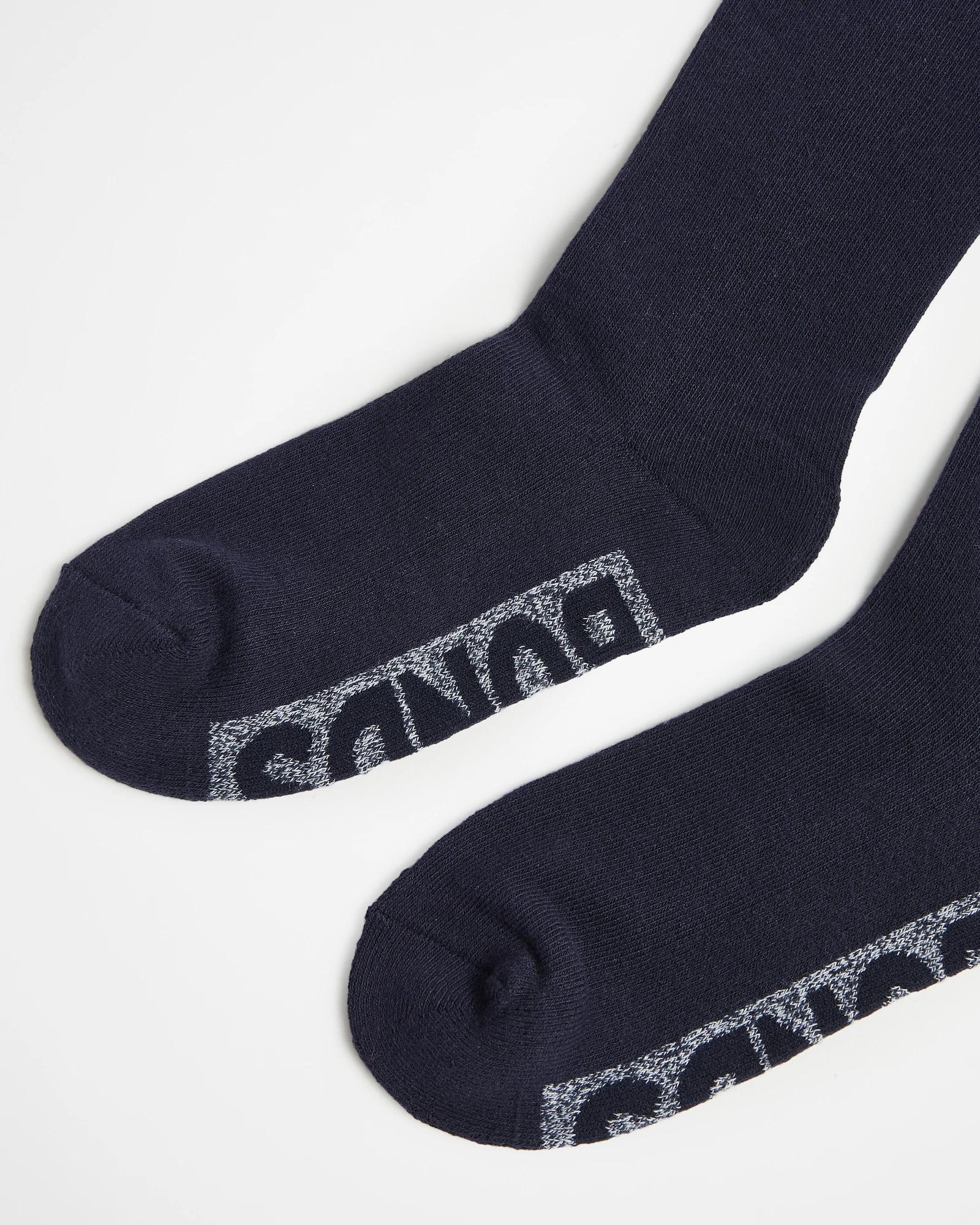 2 Bonds Cushioned School Tights 2 Pack NAVY, 2 of 3