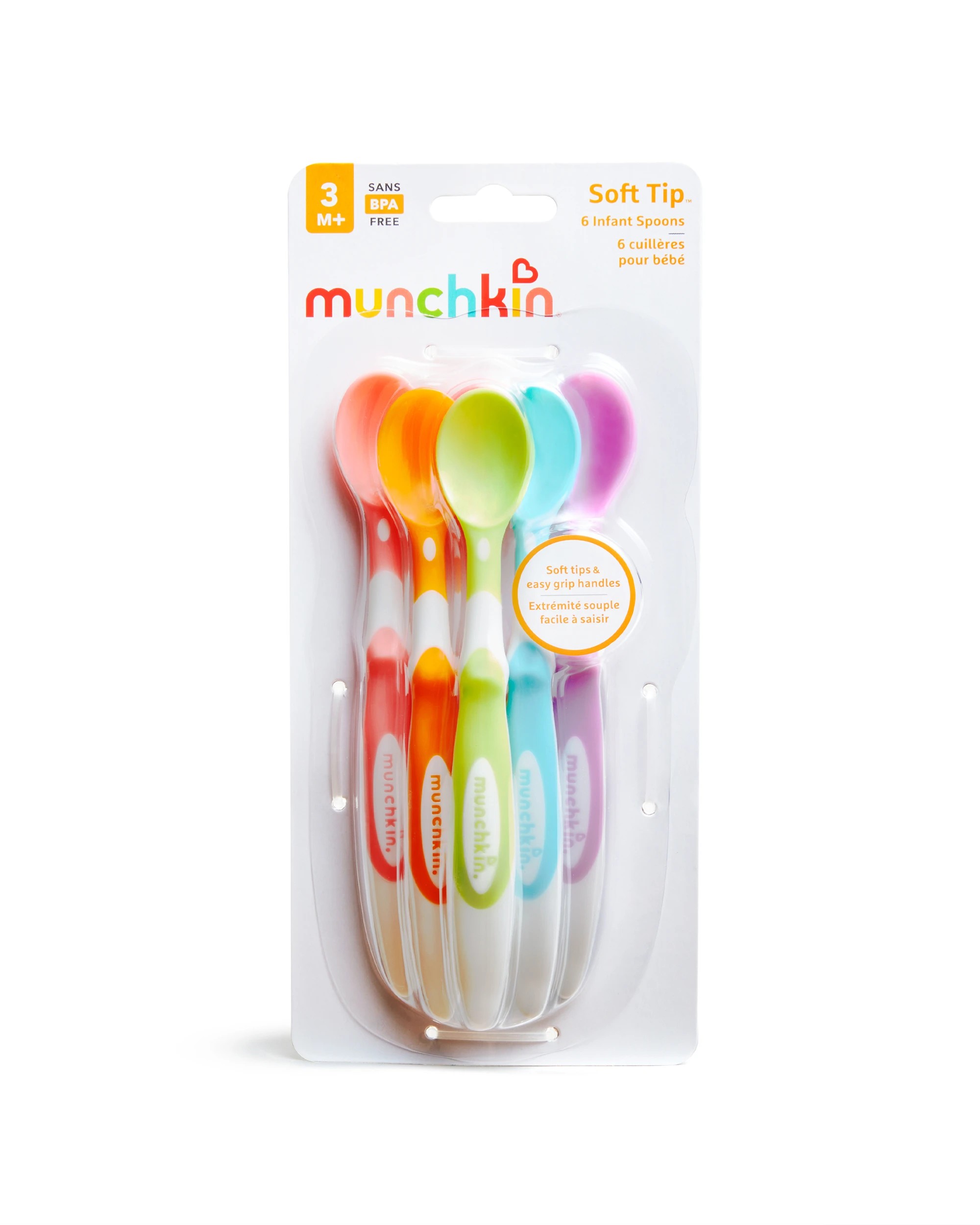 9 Munchkin Soft-Tip Infant Spoons - 6Pk - Multi, 9 of 9