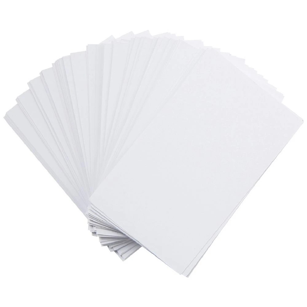 1 Studymate Study Cards Blank 91 x 55mm White 100 Pack, 1 of 3
