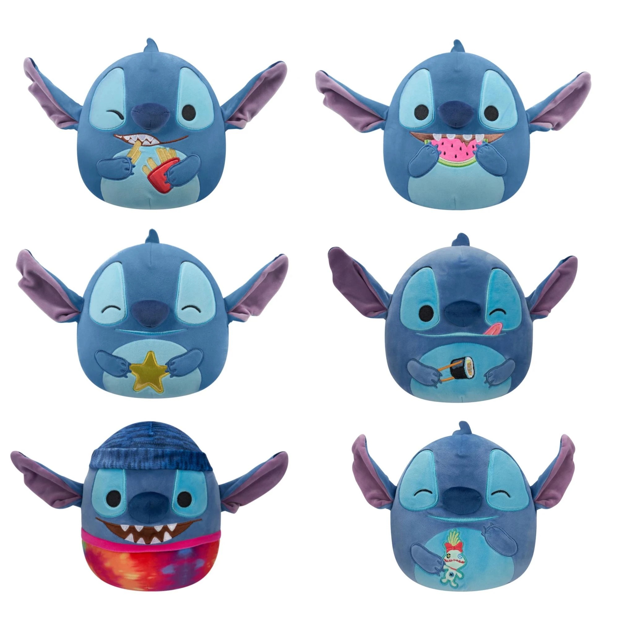 1 Squishmallows 10-inch Disney Stitch Plush Toy - Assorted - Multi, 1 of 7