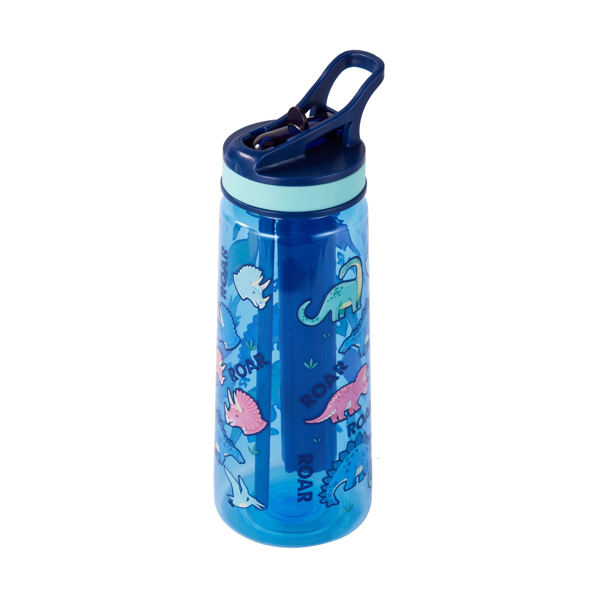 5 650ml Blue Dinosaur Flared Drink Bottle, 5 of 8