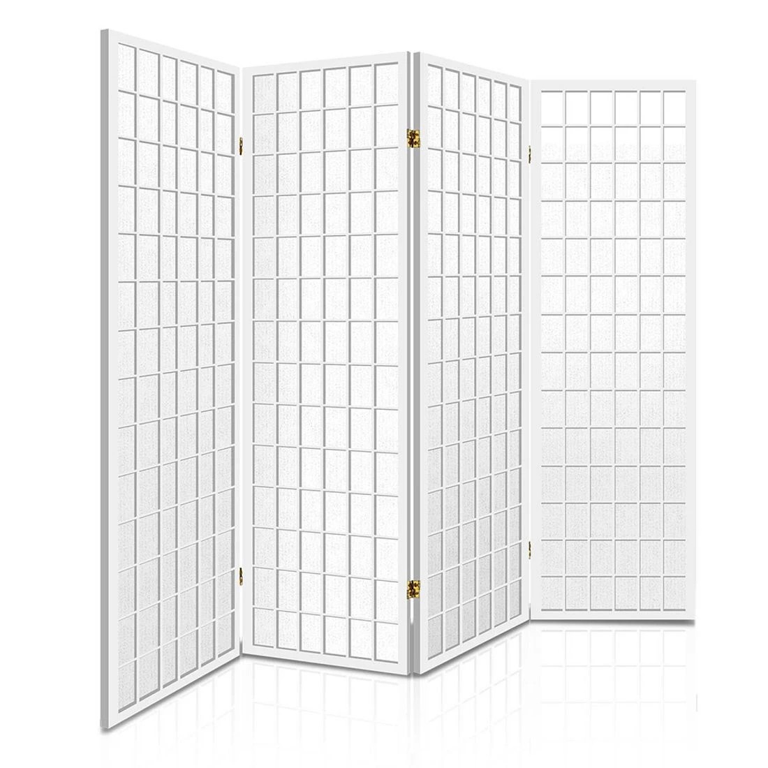 1 Artiss 4 Panel Room Divider Screen 174x179cm
 - white, 1 of 8