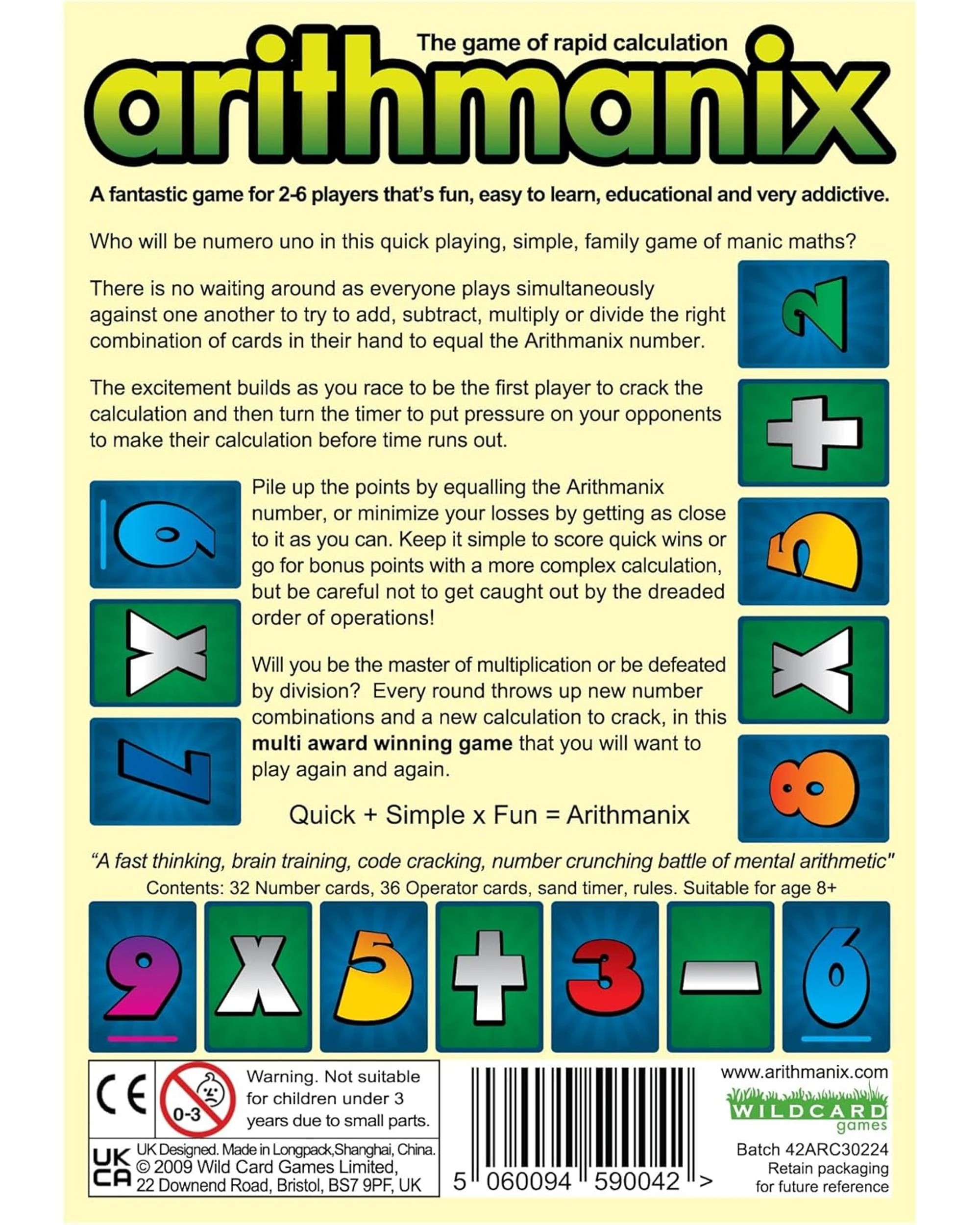 3 Arithmanix Board Game, 3 of 3