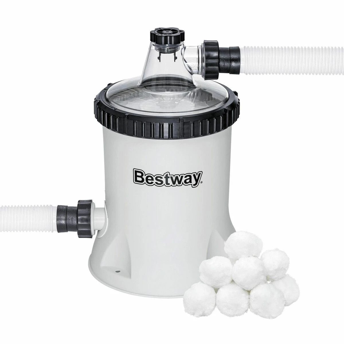 1 Bestway Pool Filter Pump System Above Ground Swimming Pools Cleaner, 1 of 10