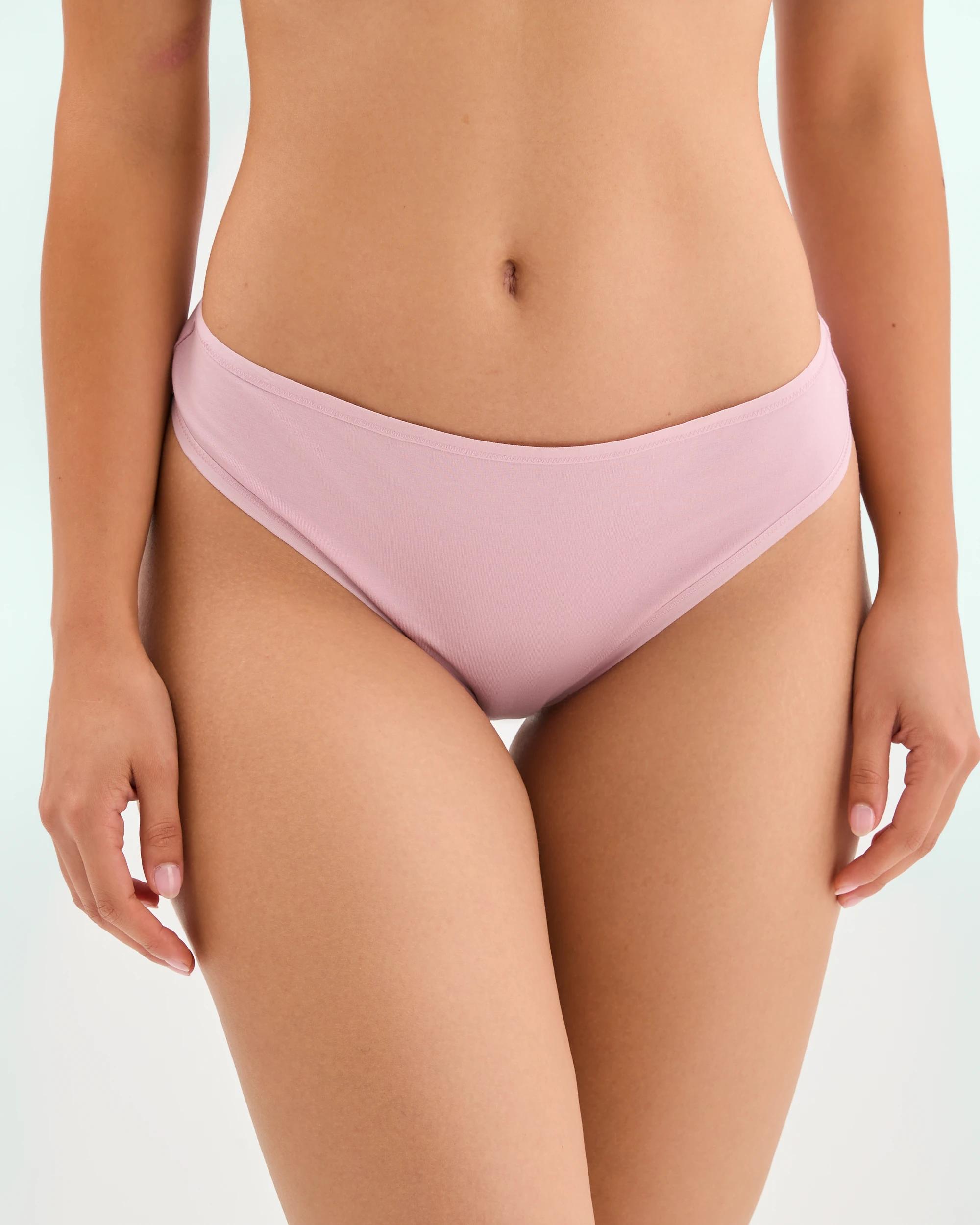 2 Target Woman Australian Cotton 5 Pack Elevated High Cut Briefs PINK NEUTRALS, 2 of 4