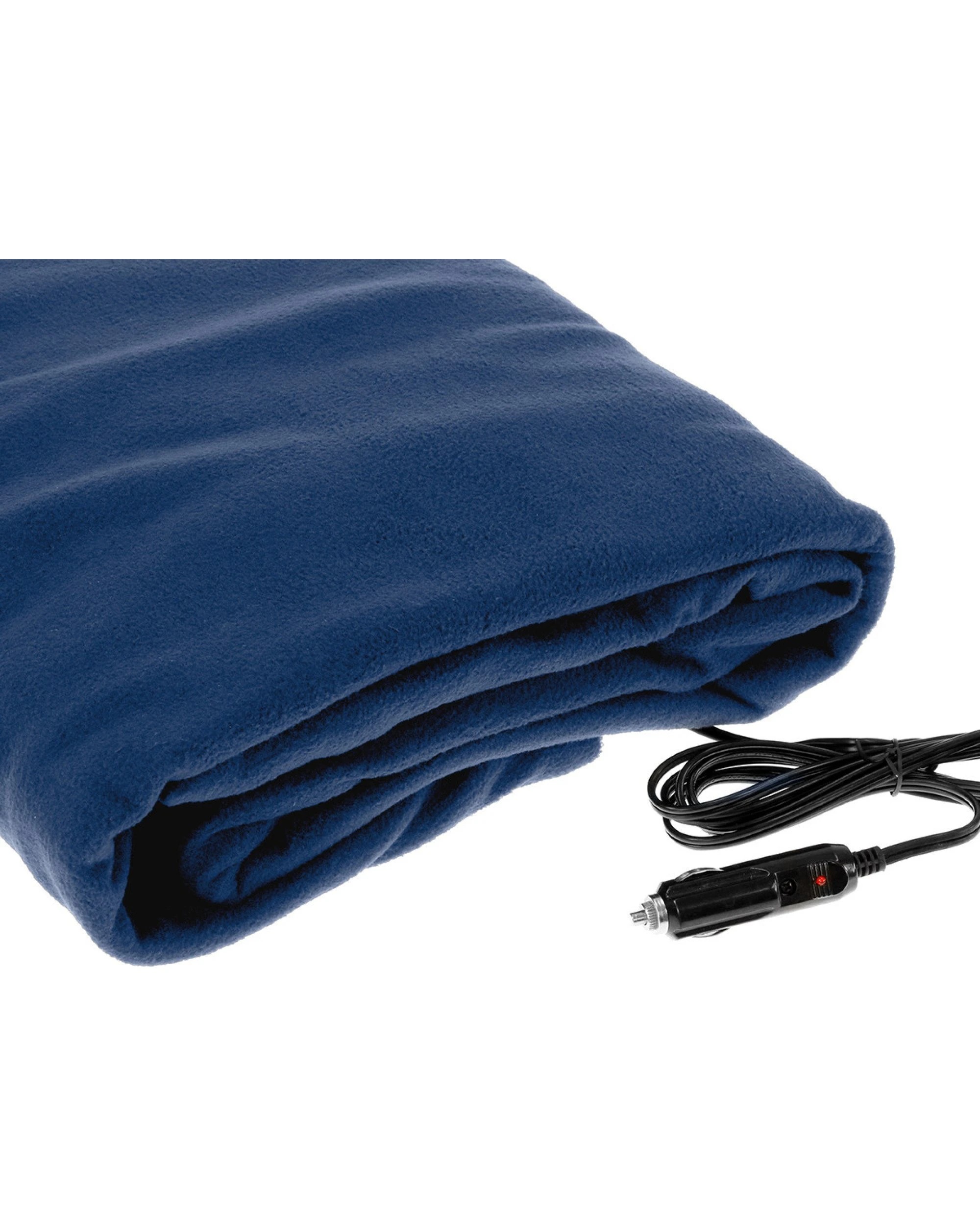 1 Laura Hill Heated Electric Car Blanket 150x110cm 12v - Navy Blue
 - Single Bed, 1 of 9