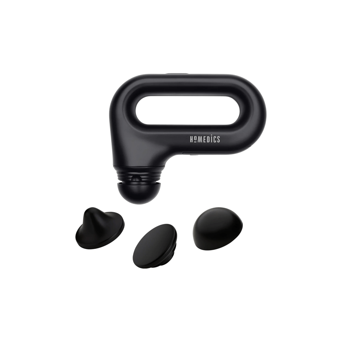 1 HOMEDICS Portable Full Body Vibration Massager Battery Operated Handheld - Black, 1 of 4