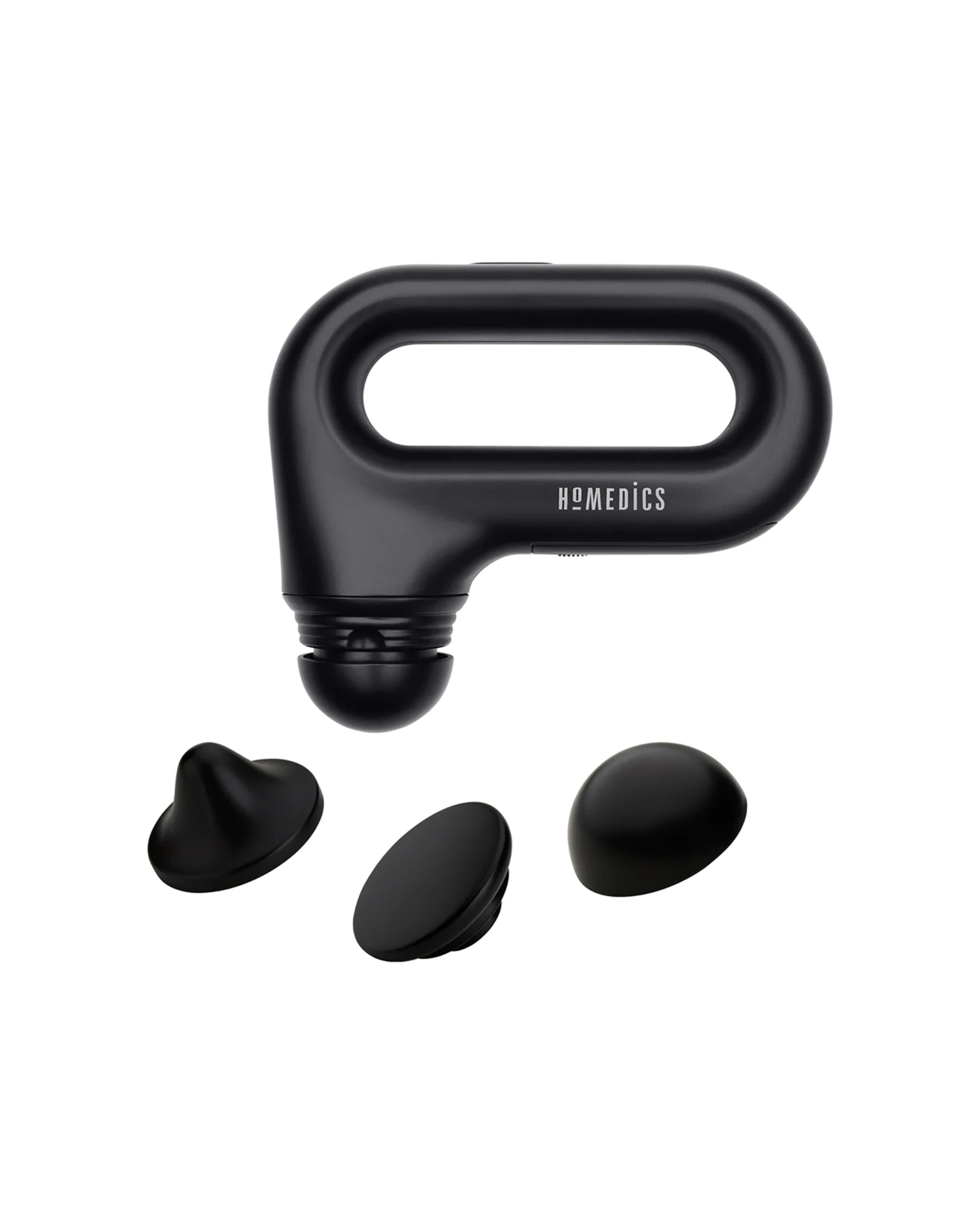 1 HOMEDICS Portable Full Body Vibration Massager Battery Operated Handheld - Black, 1 of 4