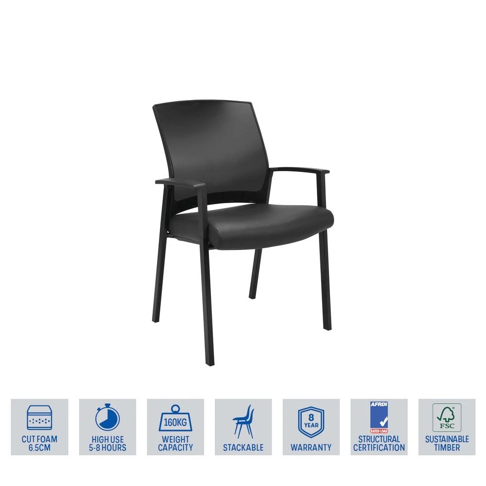 2 Matrix Antimicrobial Visitor Armchair Visitor Chairs and Stools, 2 of 7