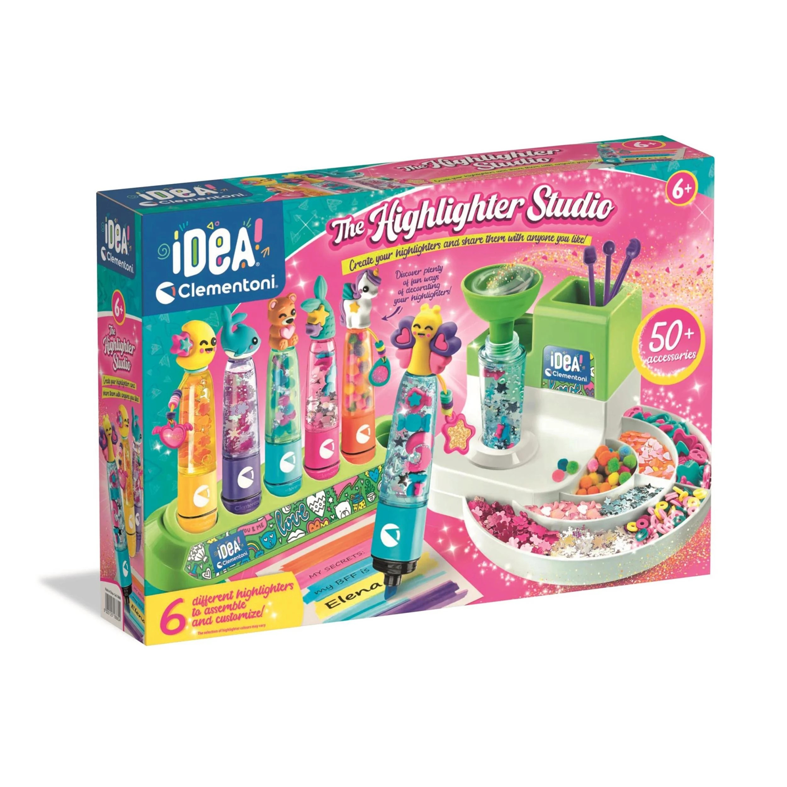 1 Clementoni Create A Highlighter Studio - Multi, 1 of 1