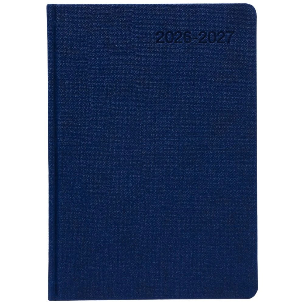 2 J.Burrows A5 Day to Page Textured FY26/27 Diary Navy, 2 of 6