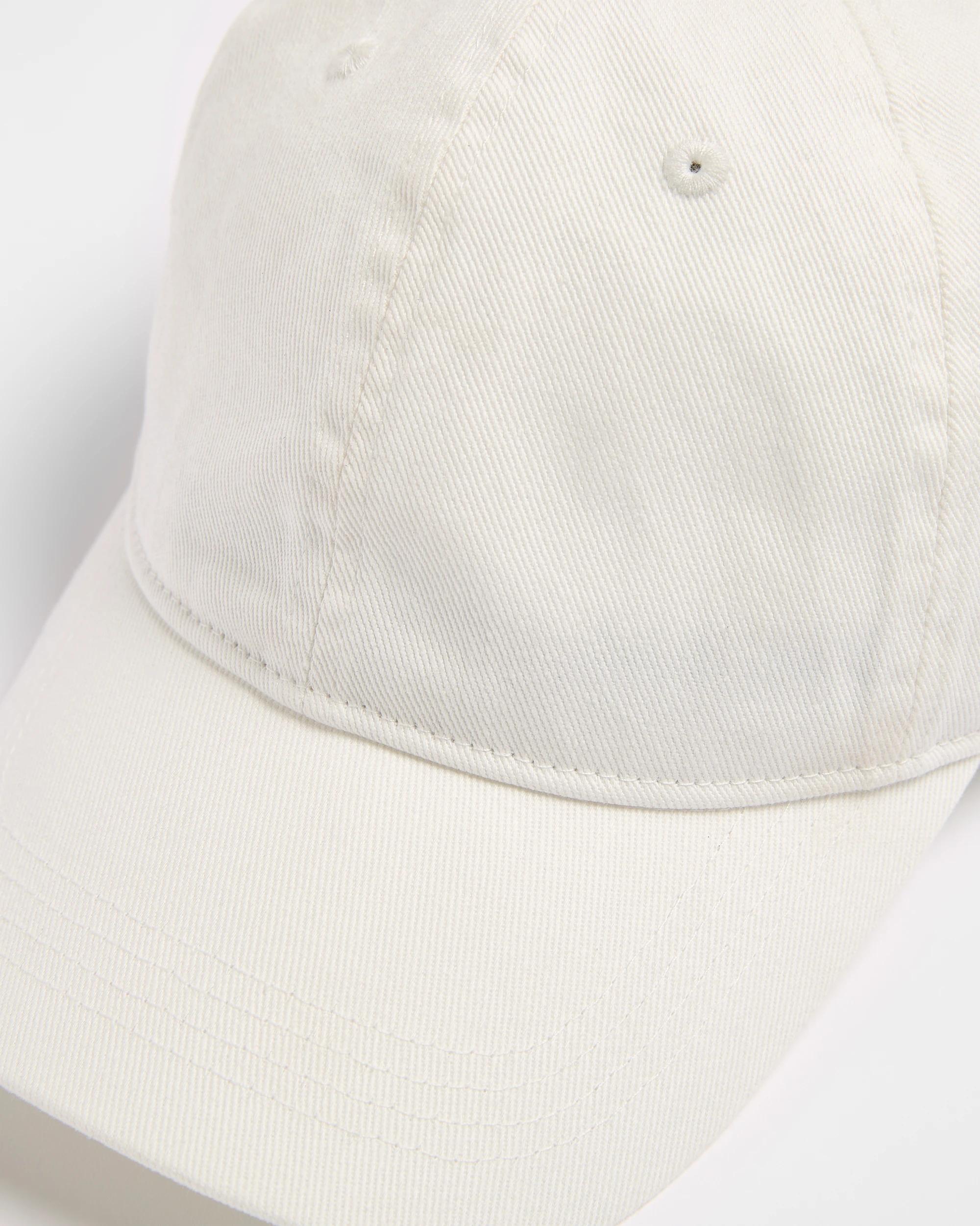 2 Target Womens Denim Cap WHITE, 2 of 3