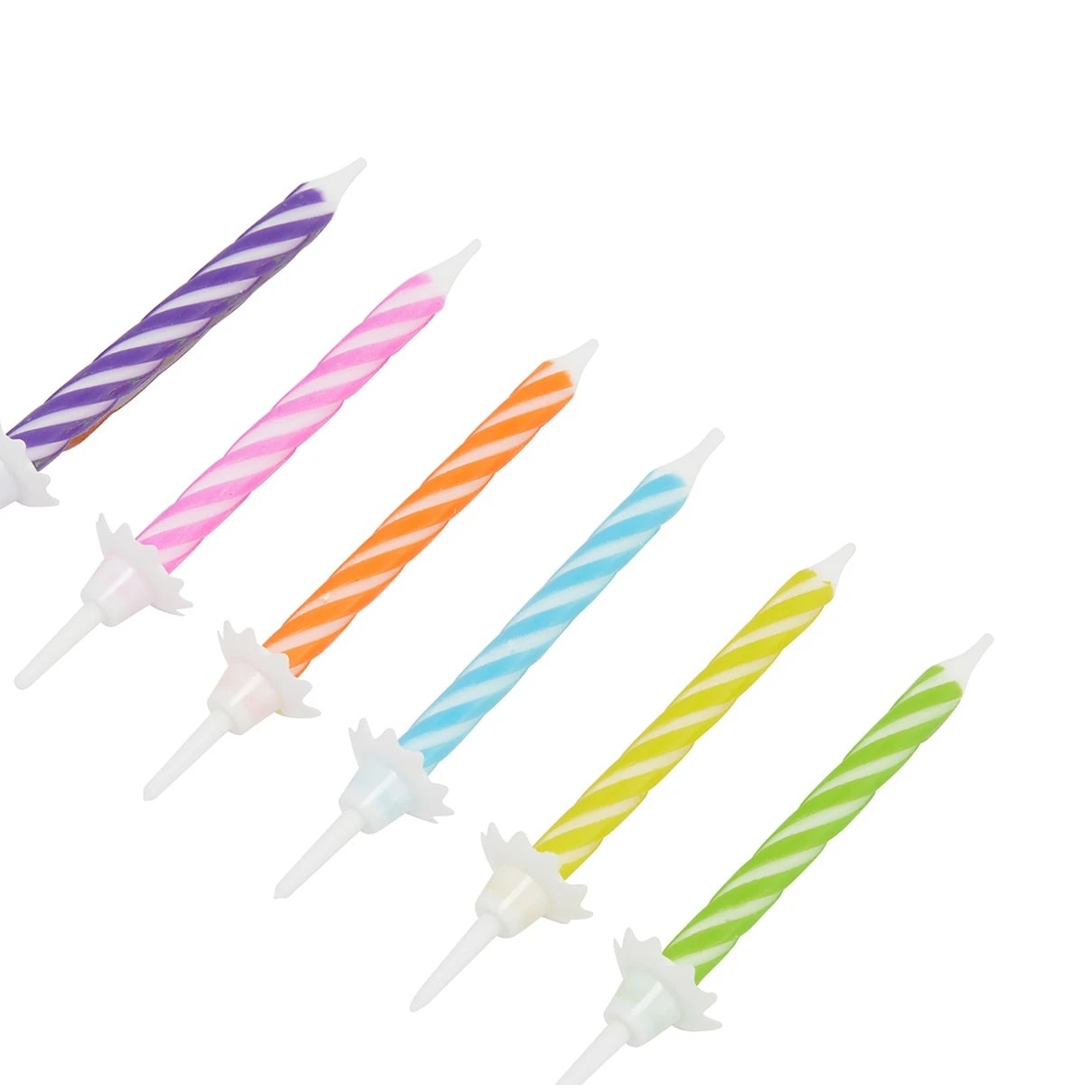 7 24 Pack Striped Candles, 7 of 8