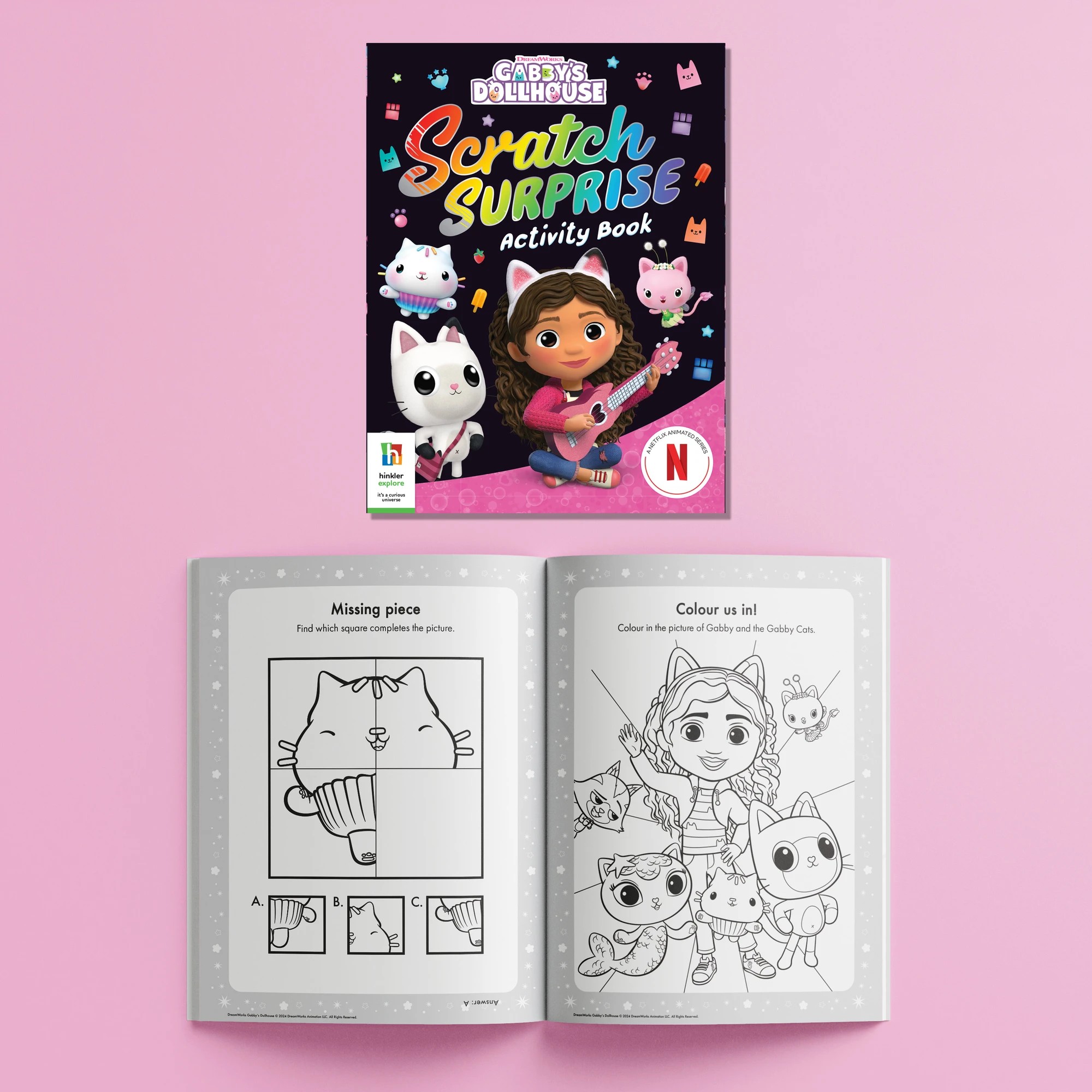 4 DreamWorks Gabby's Dollhouse Ultimate Scratch Surprise Activity Kit - Book, 4 of 8