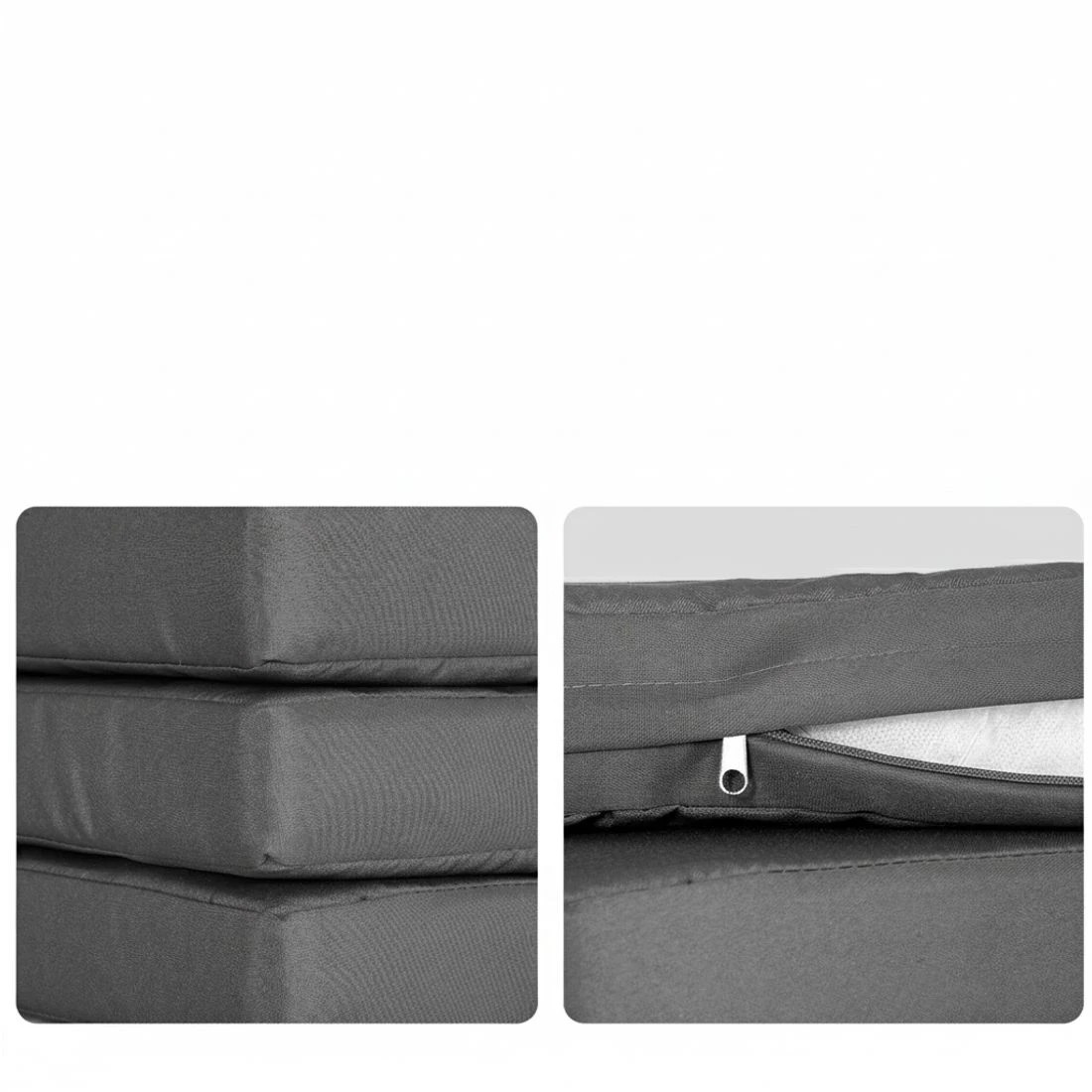 5 Gardeon Outdoor Dining Set 9 Piece Steel Table Chairs Setting - White, 5 of 5