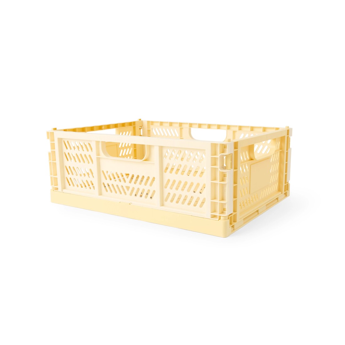 1 15L Collapsible Crate - Medium, Yellow, 1 of 8
