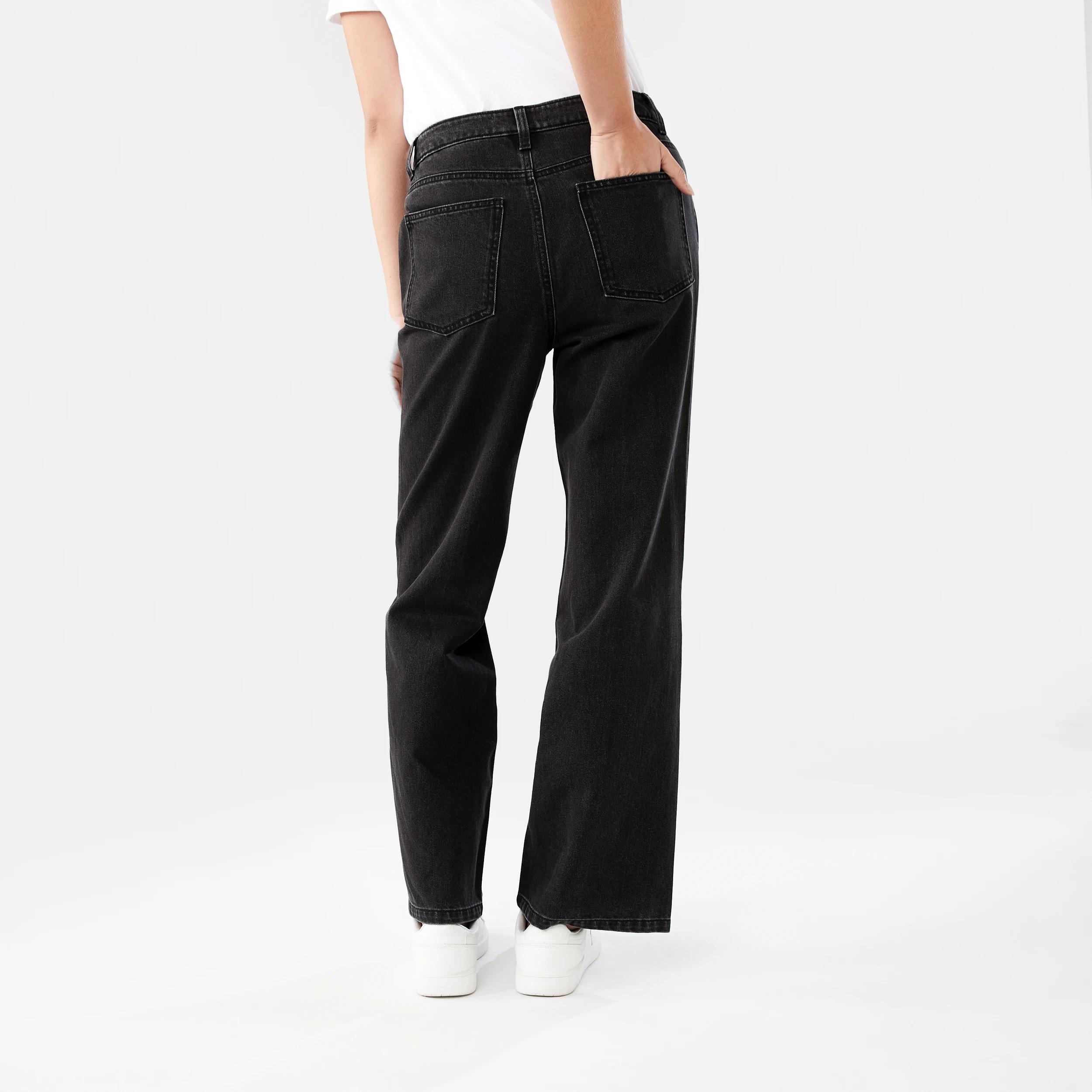 4 Straight Leg Jeans BLACK WASH, 4 of 9
