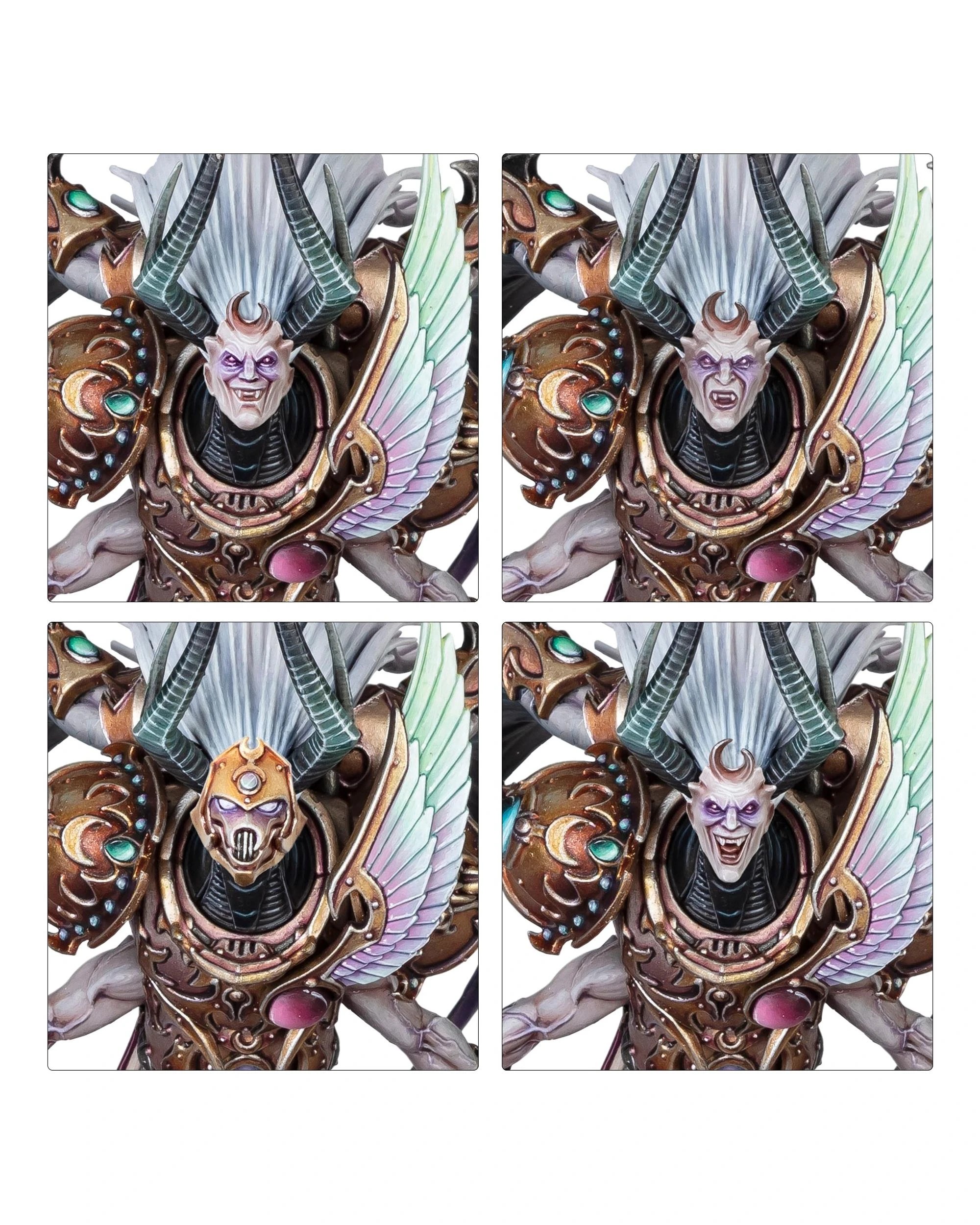 4 Warhammer 40,000 Emperor's Children Fulgrim Daemon Primarch of Slaanesh, 4 of 4
