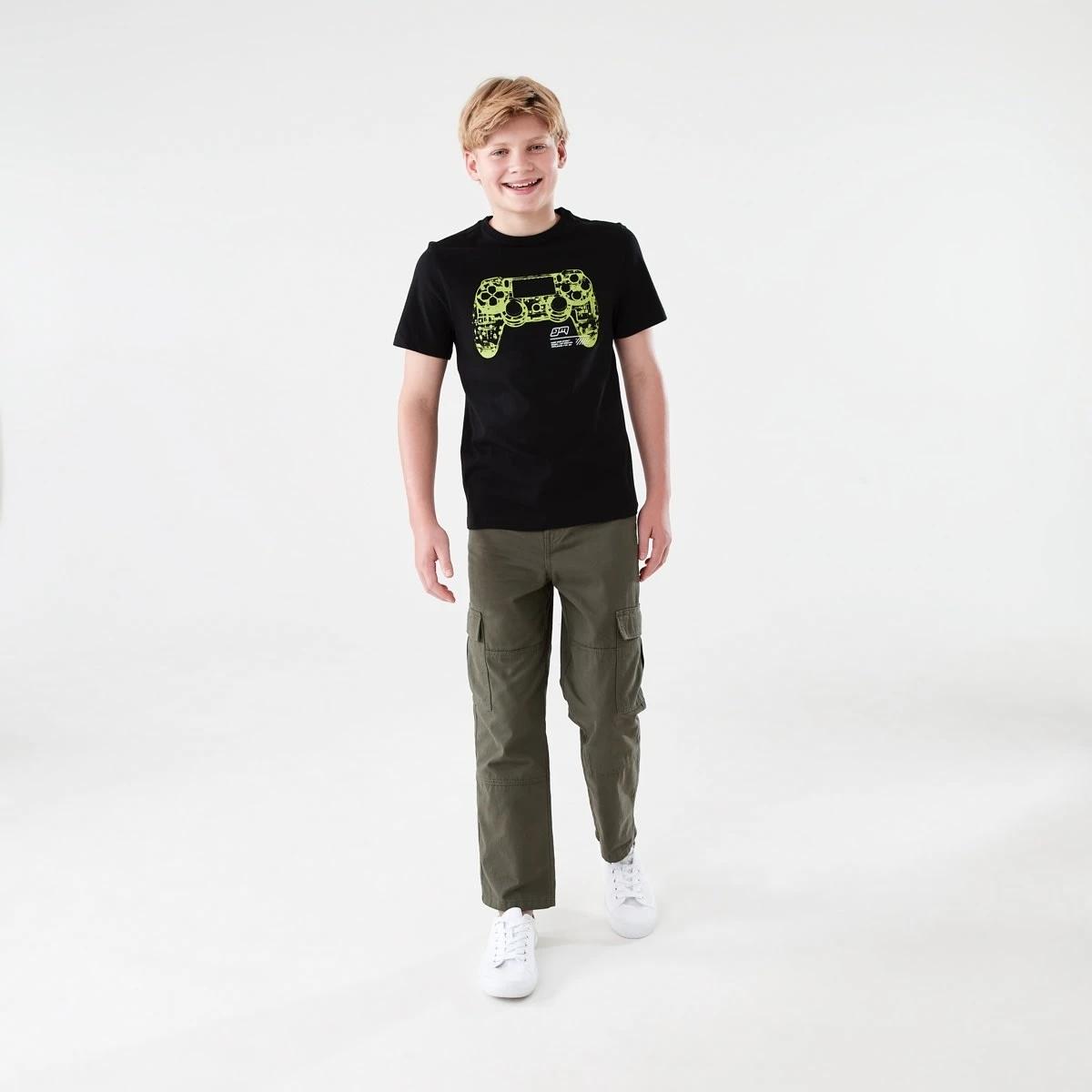 5 Short Sleeve Print T-shirt XRAY GAME BLACK, 5 of 6