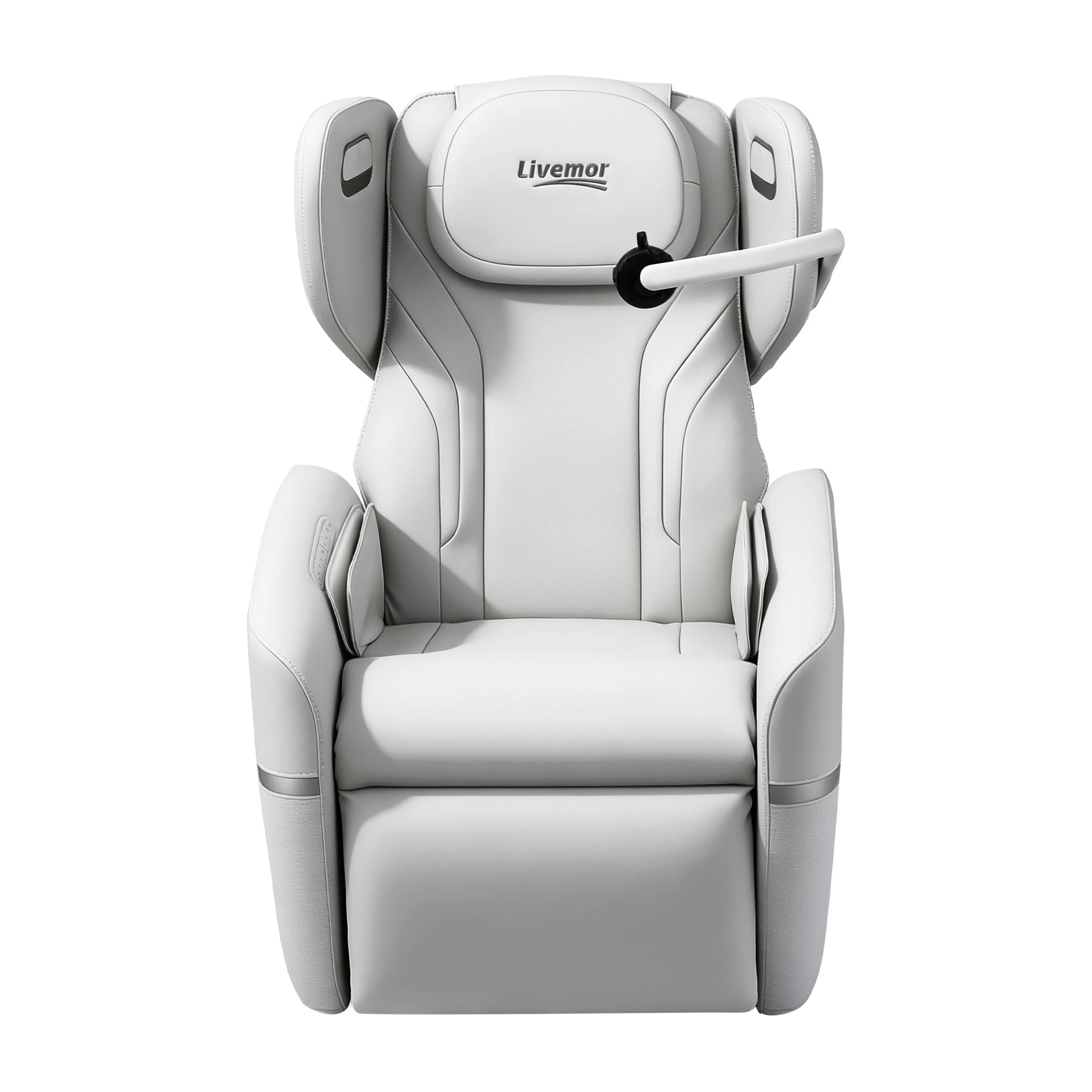 1 Livemor Massage Chair Electric Vibration Recliner Chair - Beige, 1 of 5